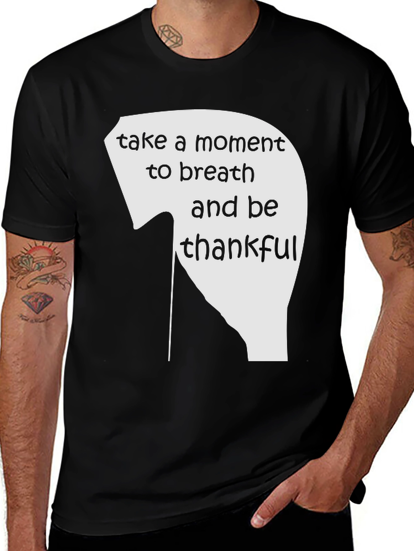Variant 19 of Mindful Moment T-Shirt - Take a Breath