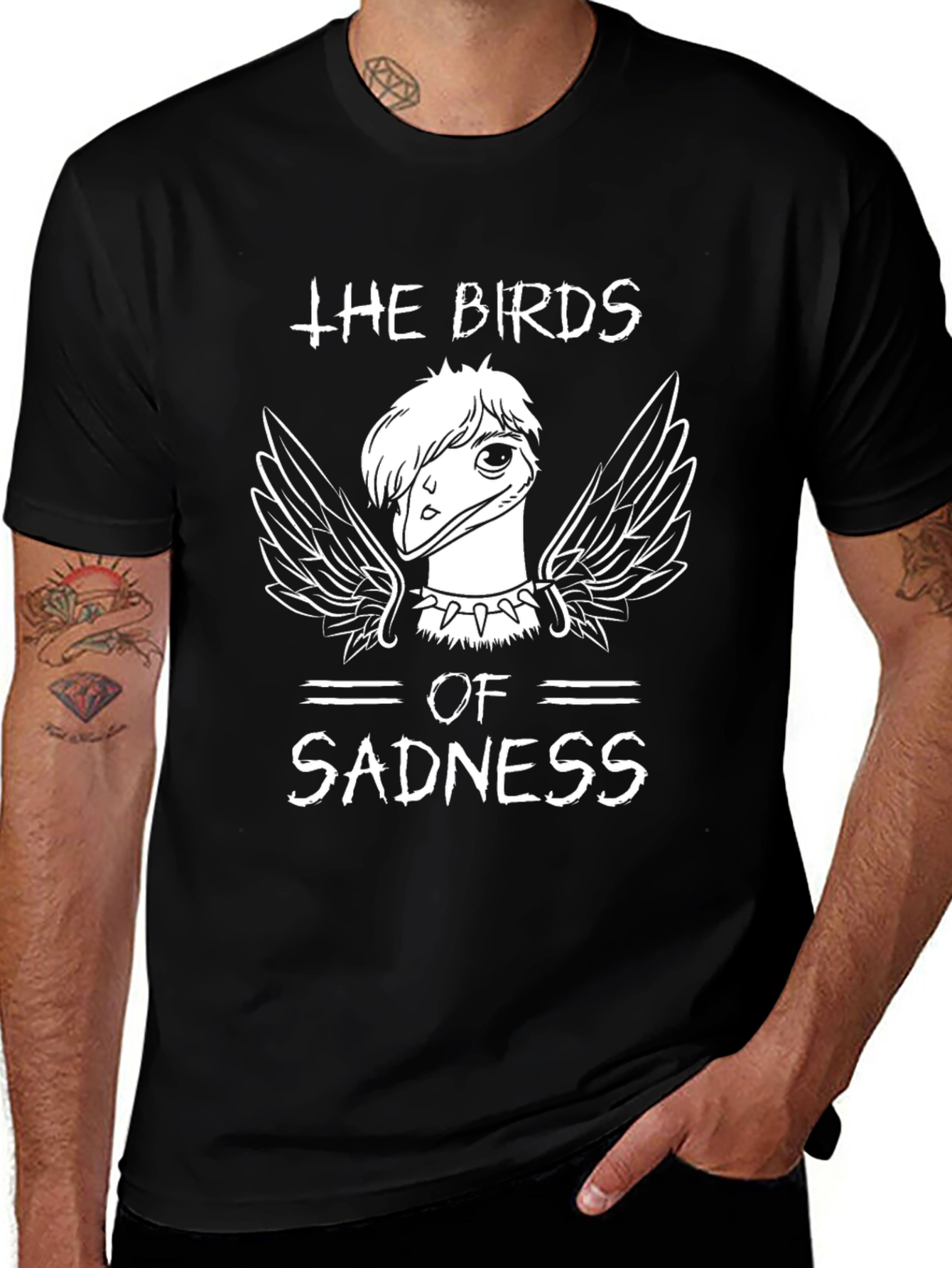 Variant 28 of The Birds of Sadness Graphic T-Shirt