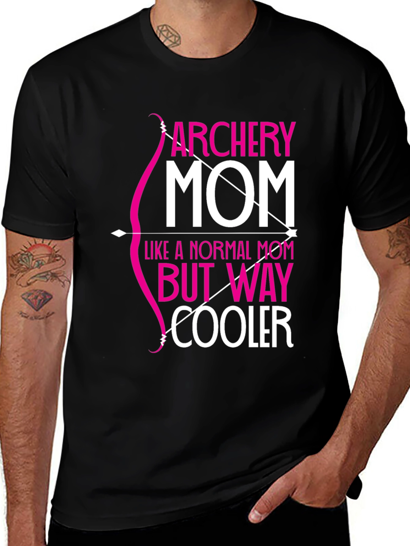 Variant 26 of Archery Mom Graphic T-Shirt - Cool Mom Tee
