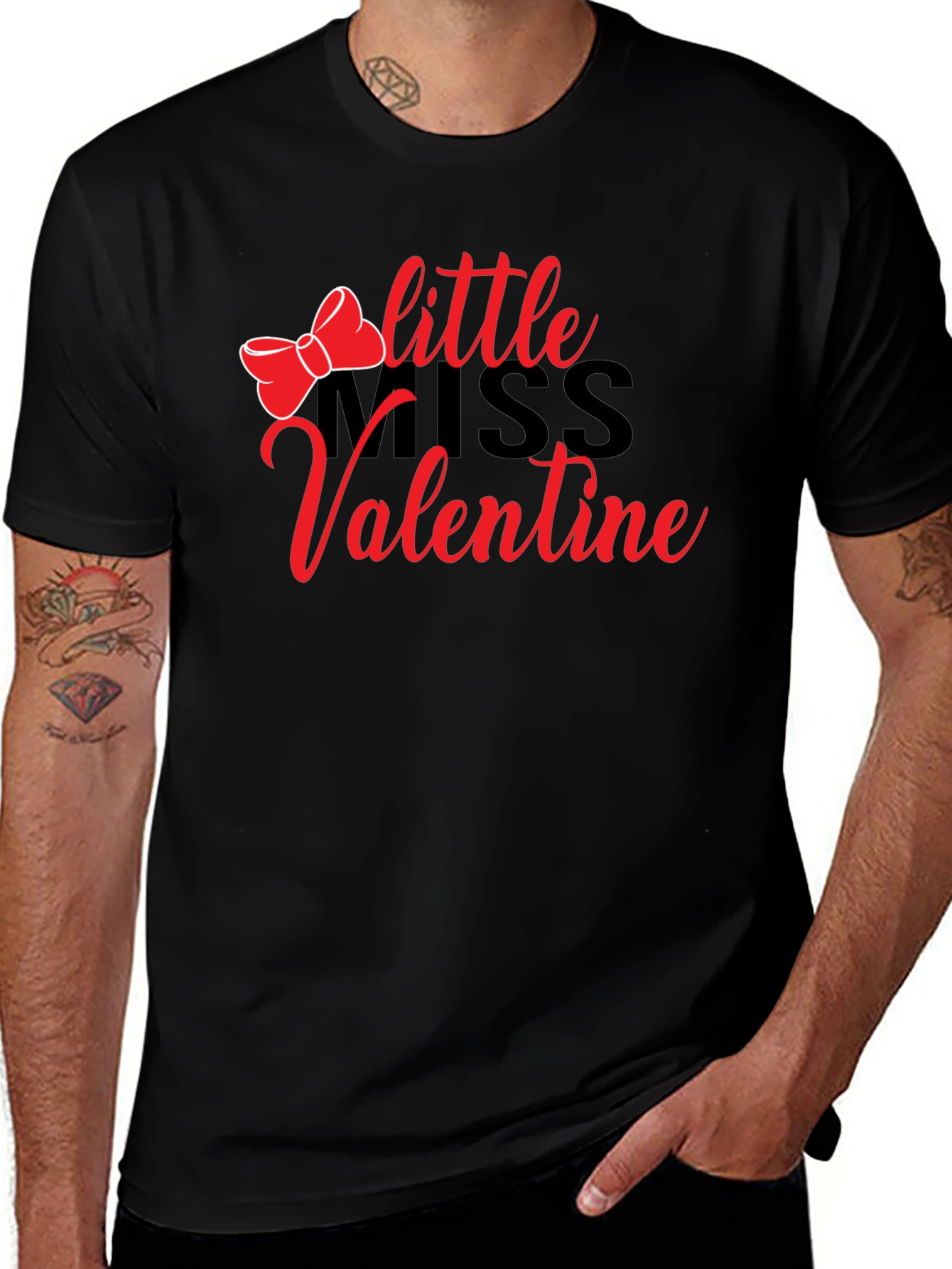 Little Miss Valentine Graphic Tee