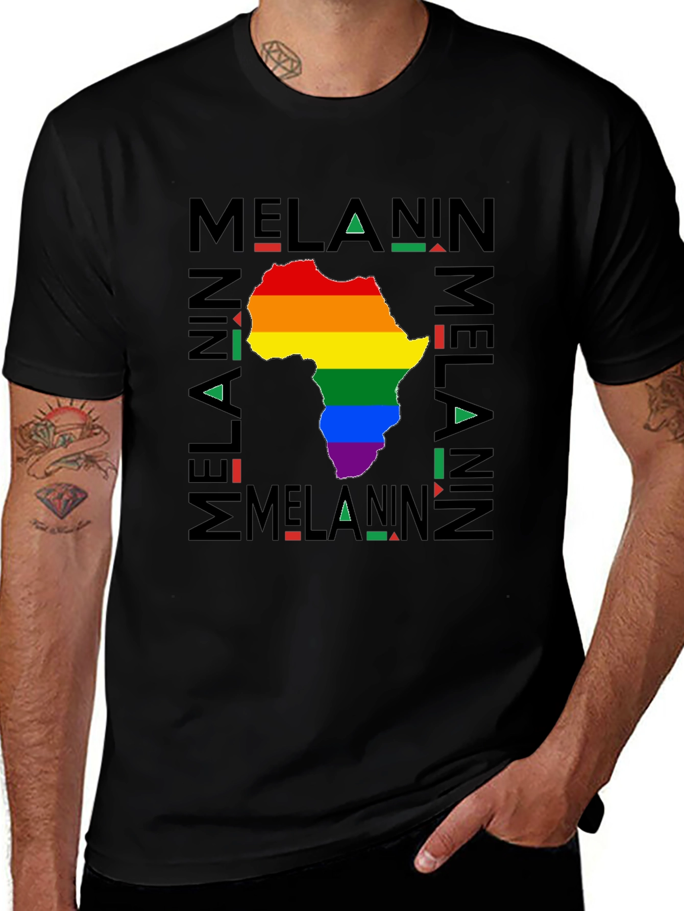 Variant 23 of Melanin Africa Pride T-Shirt