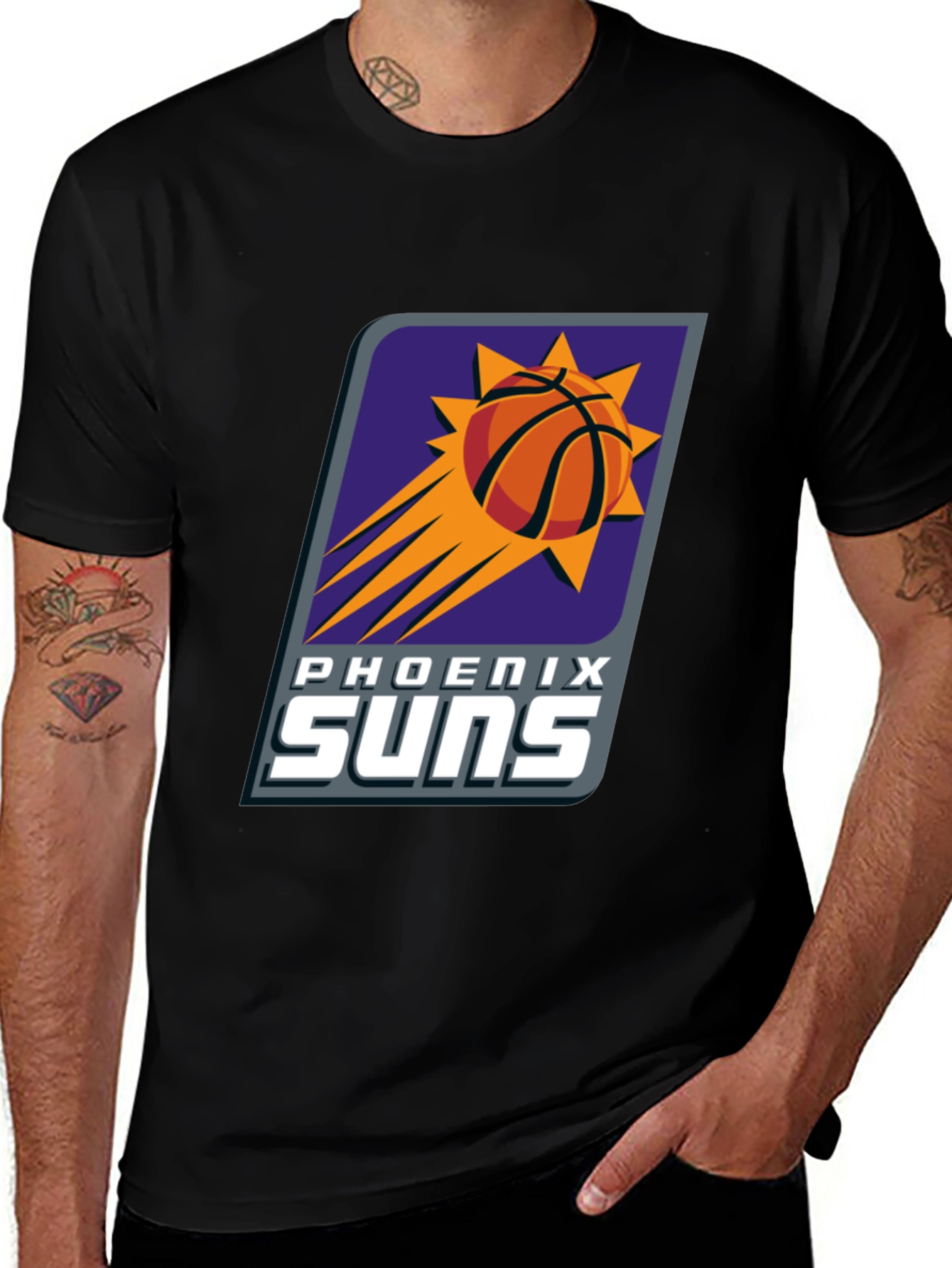 Variant 25 of Phoenix Suns Black Graphic T-Shirt