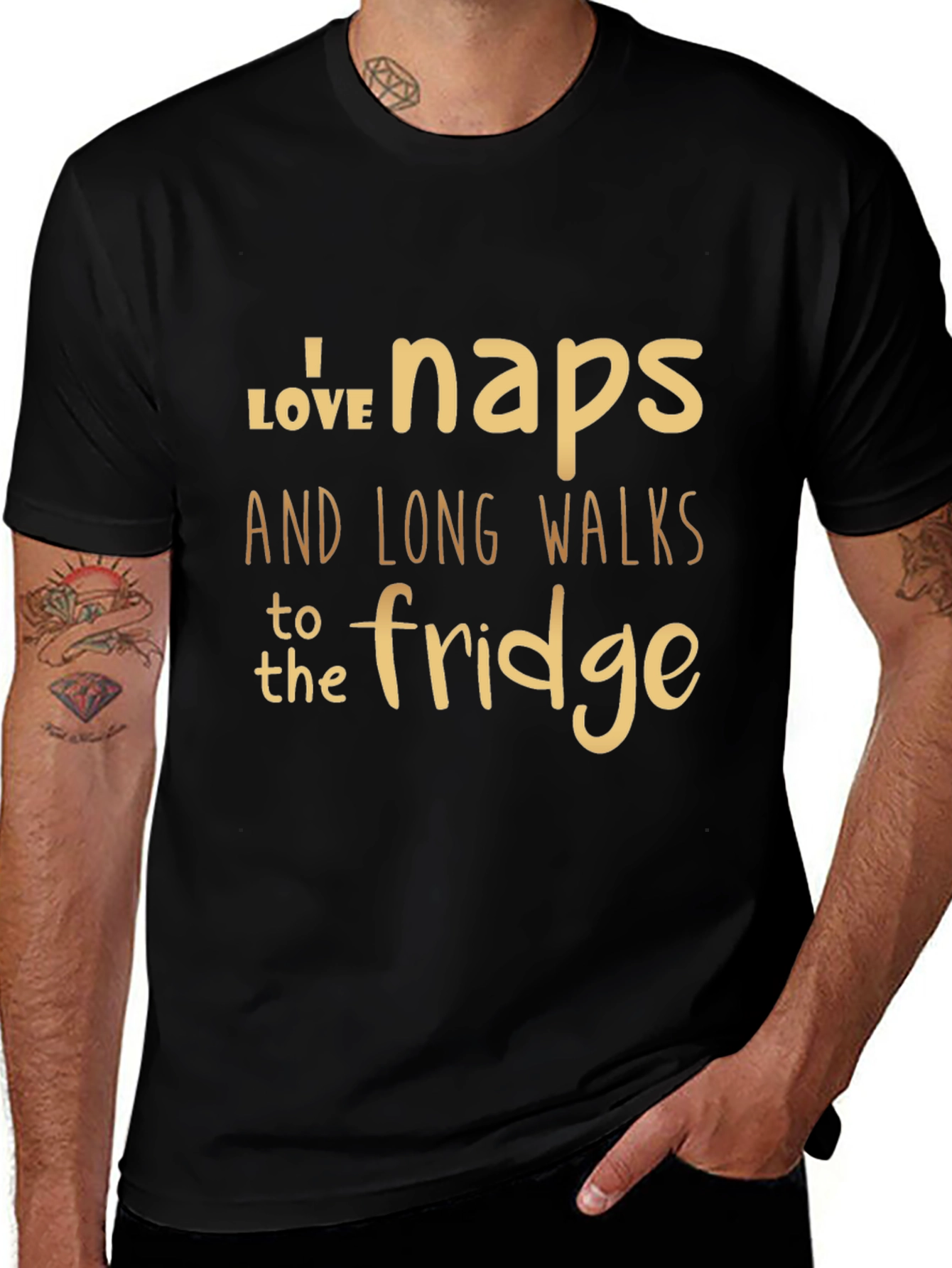 Variant 10 of Funny Naps and Fridge Walks Graphic T-Shirt