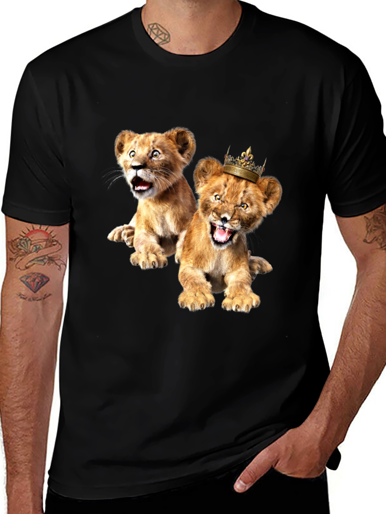 Lion Cubs T-Shirt - Kingly Style