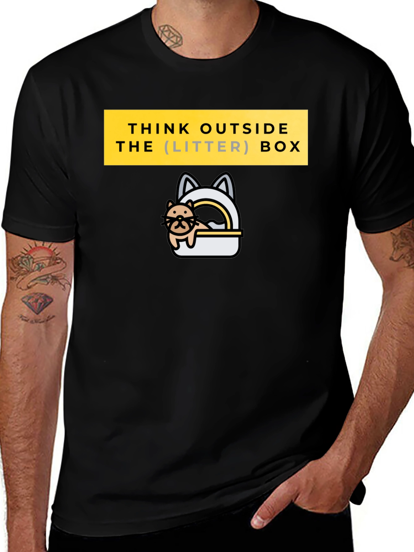 Variant 21 of Think Outside The Box T-Shirt