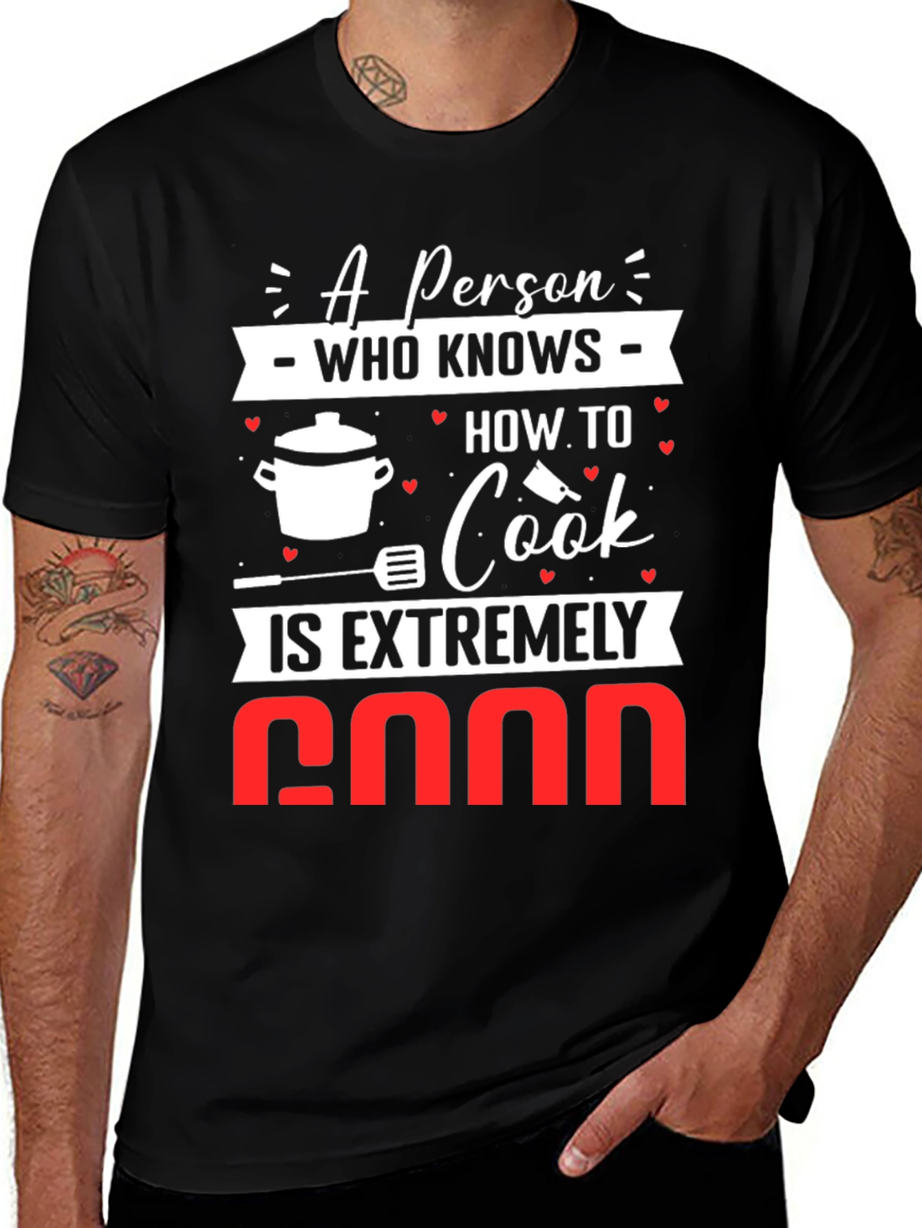 Variant 12 of Funny Cooking T-Shirt: A Person Who Knows How To Cook