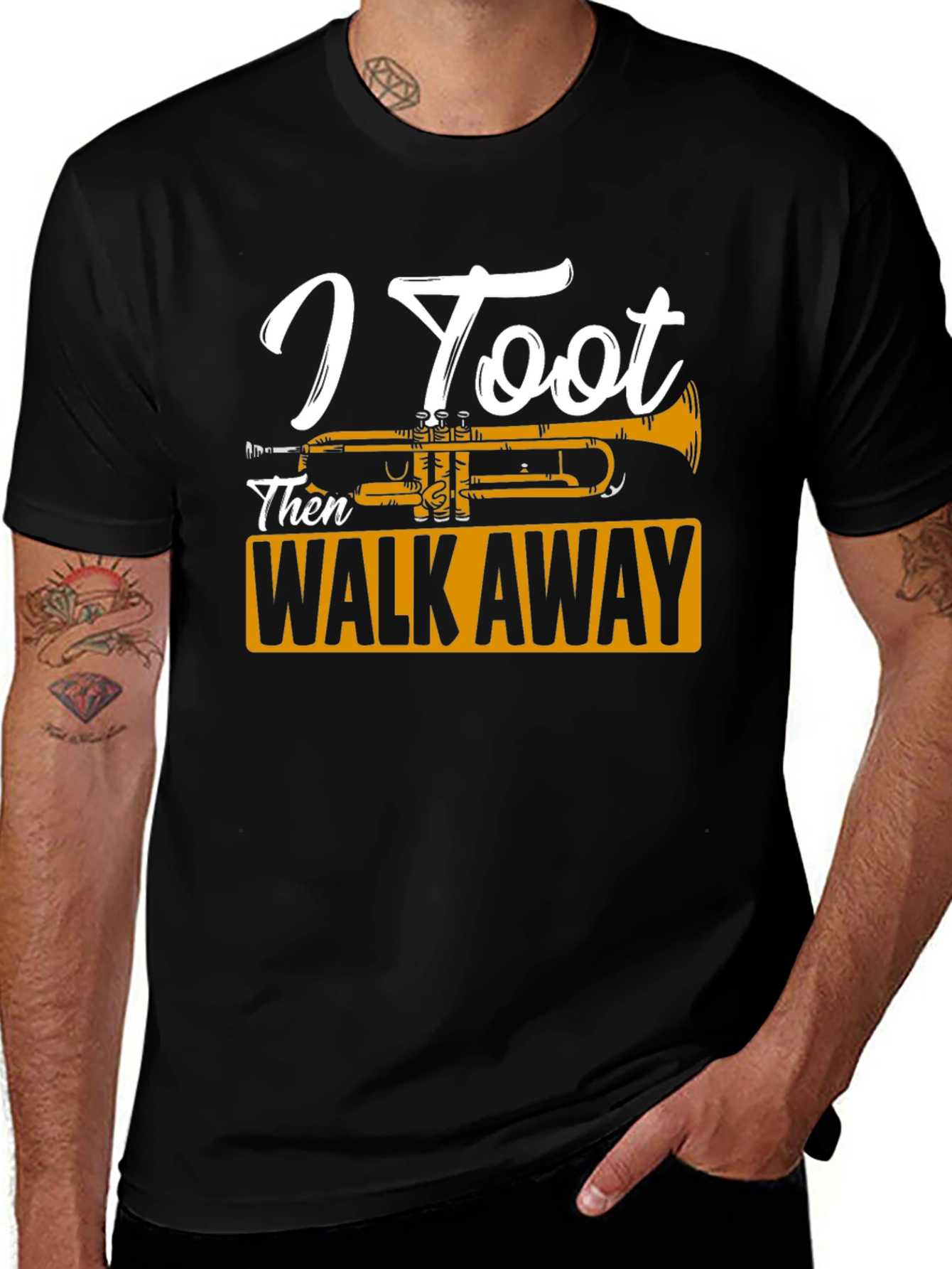 Variant 9 of I Toot Then Walk Away T-Shirt