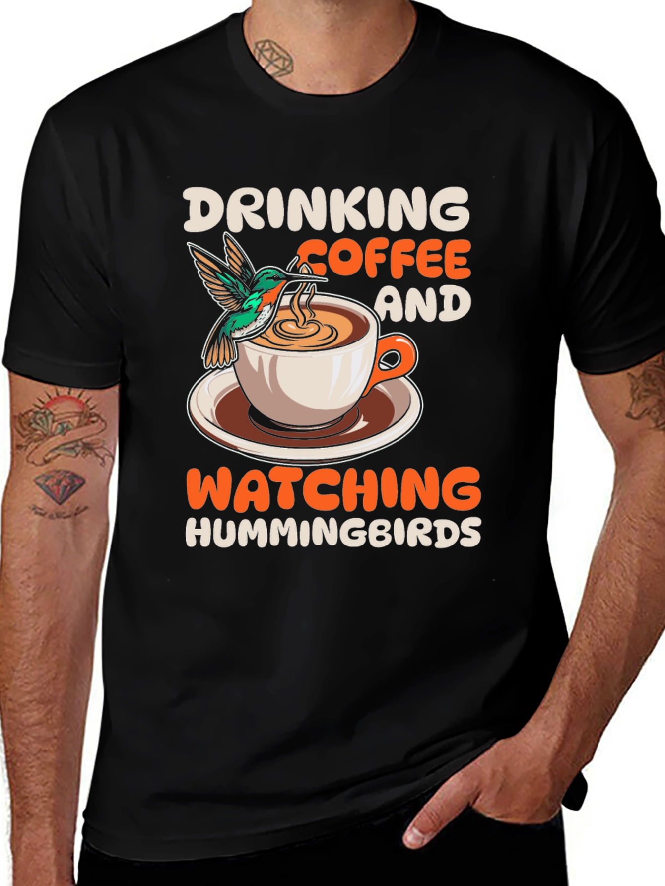 Variant 16 of Hummingbird Coffee Lover T-Shirt
