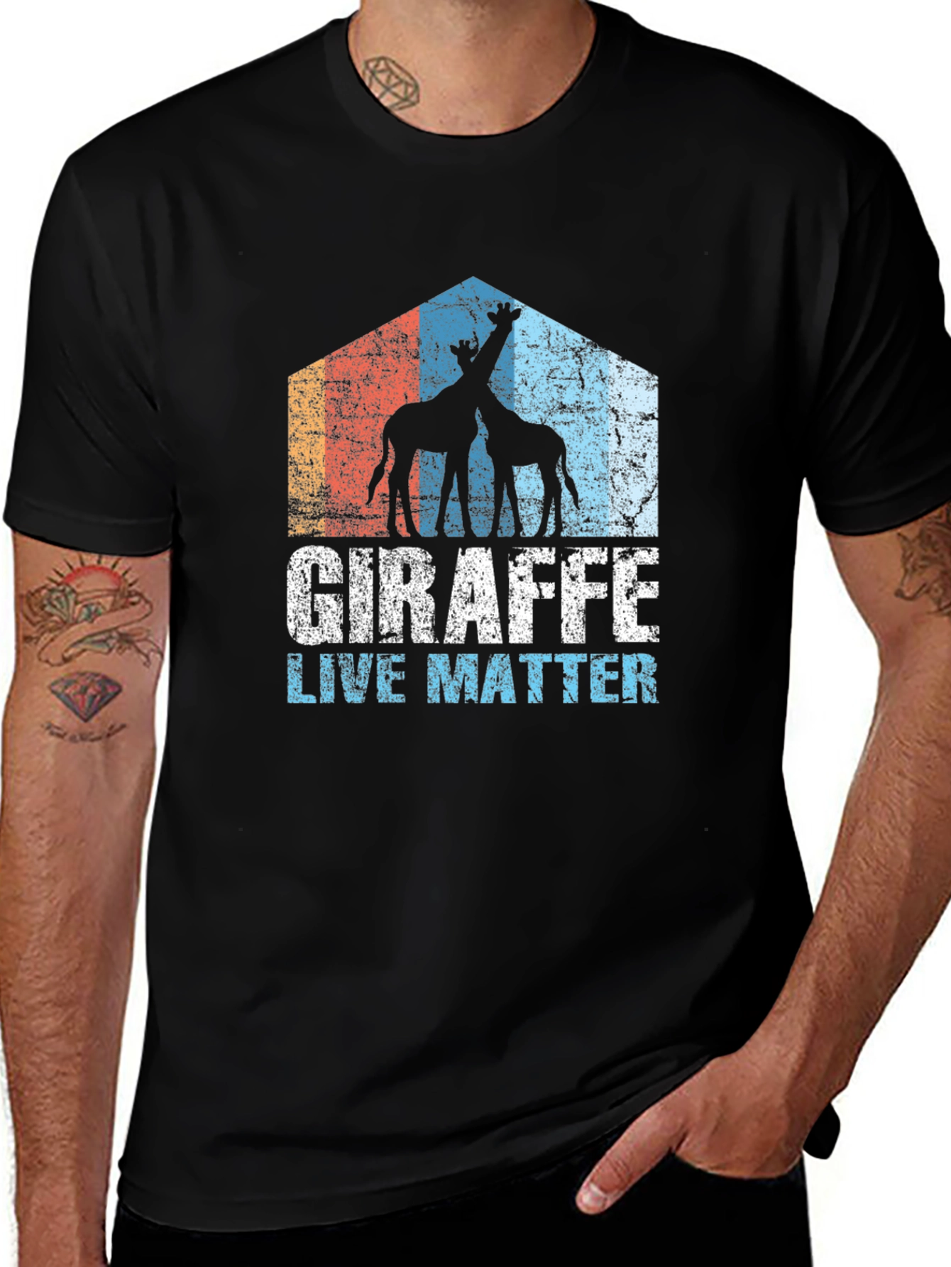 Variant 14 of Giraffe Live Matter Graphic T-Shirt