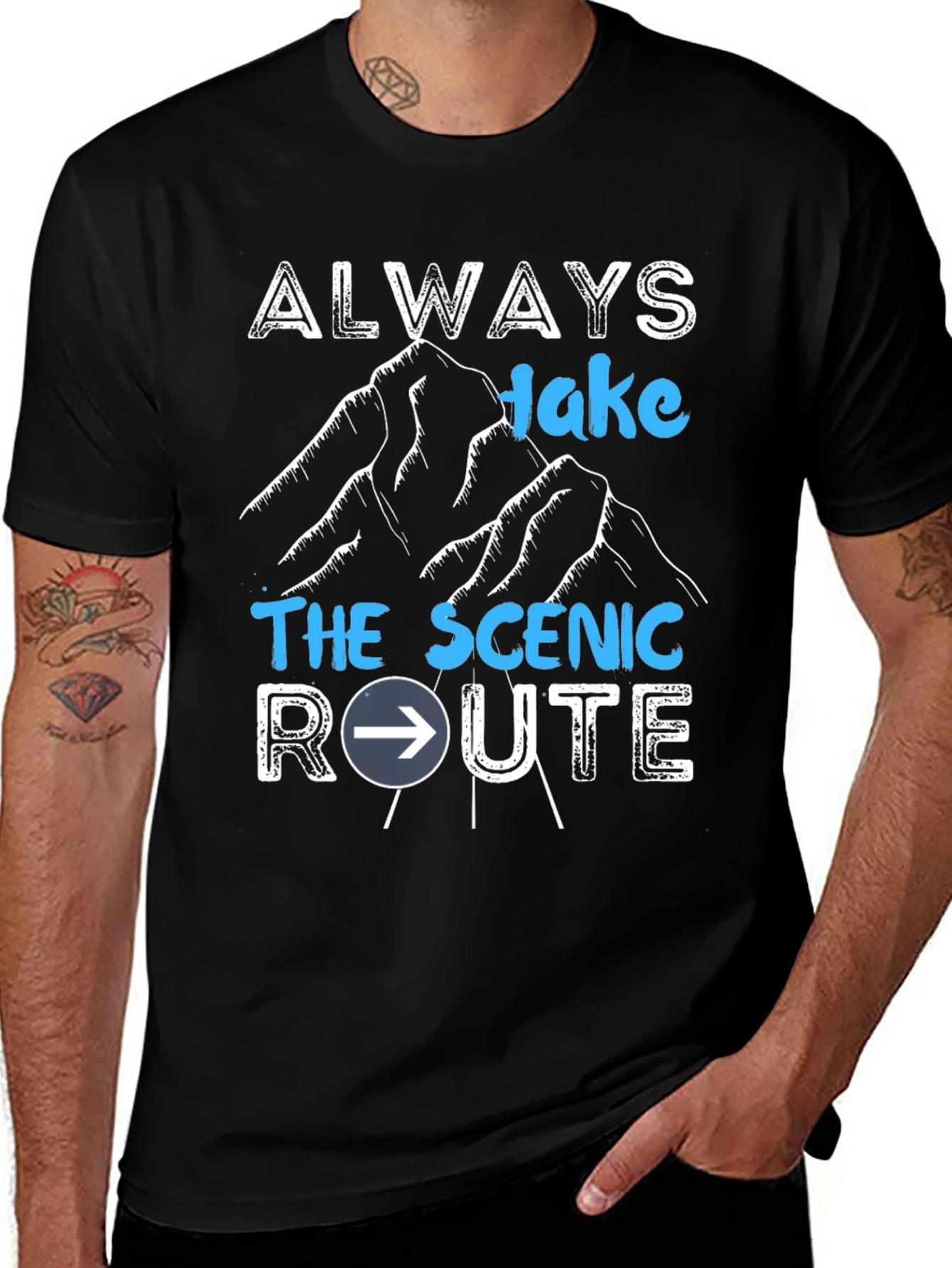 Variant 20 of Scenic Route Adventure T-Shirt