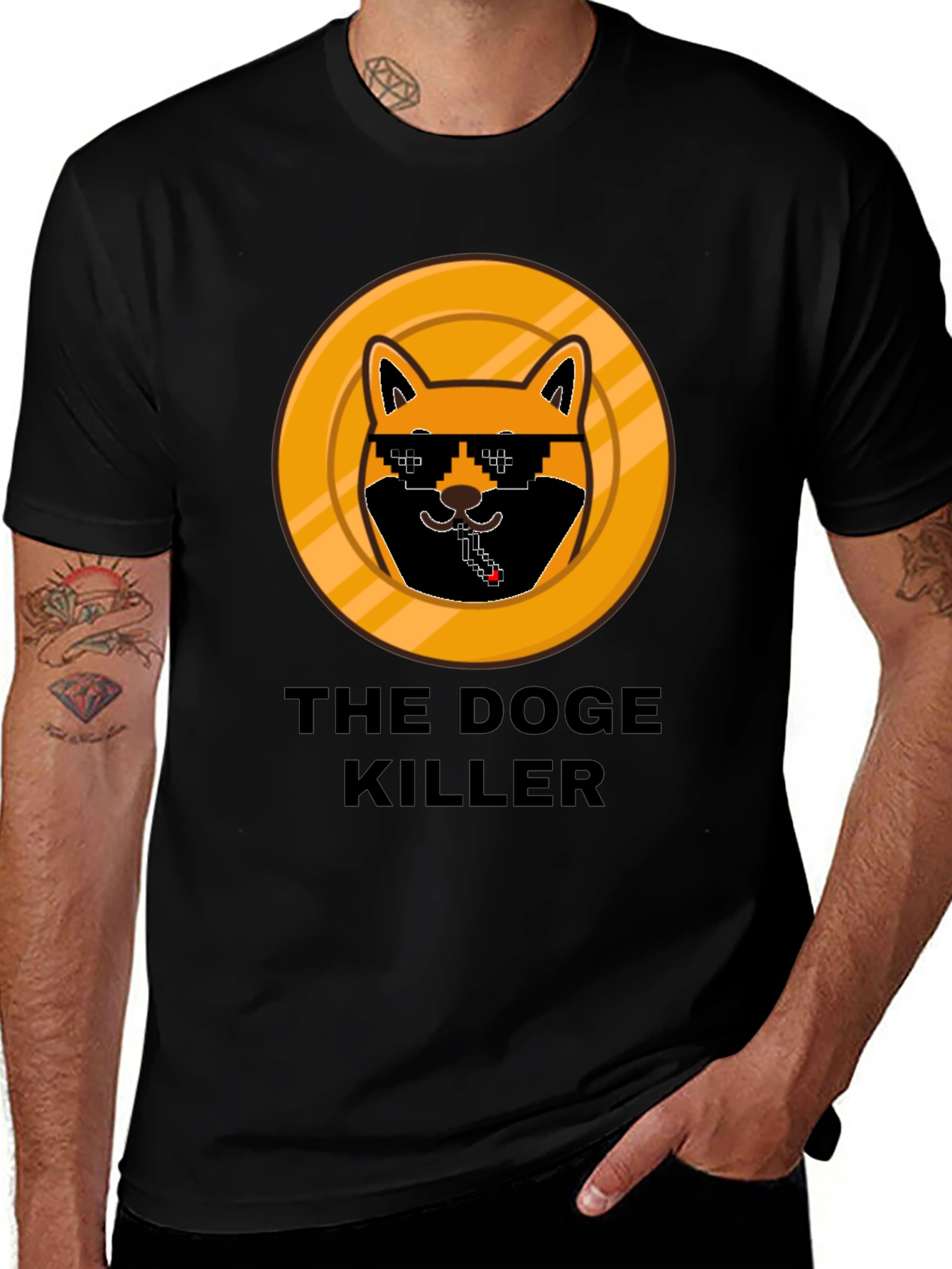 Variant 14 of Doge Killer Graphic Tee - Crypto Humor T-Shirt