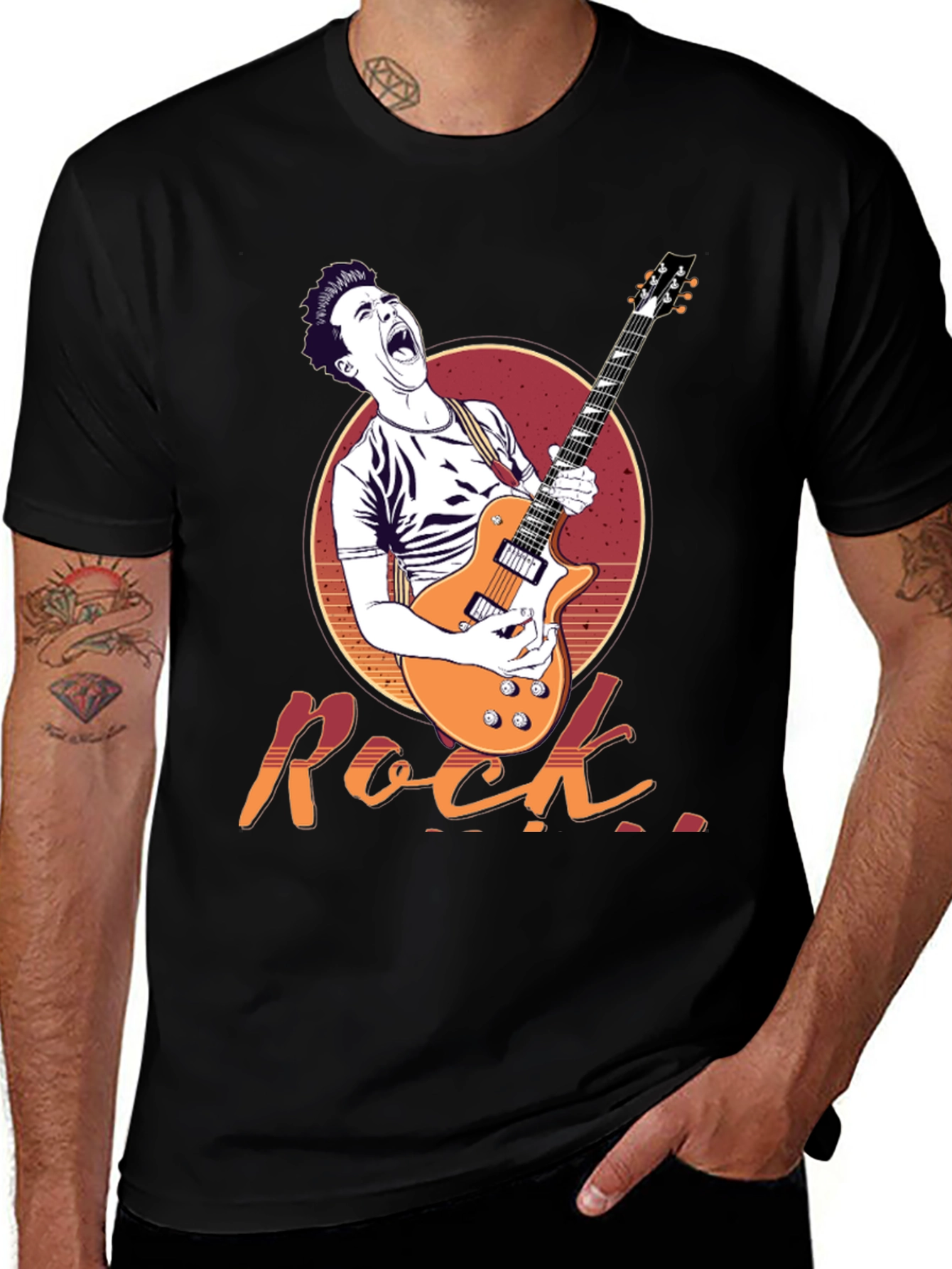 Variant 9 of Rock Music Graphic T-Shirt