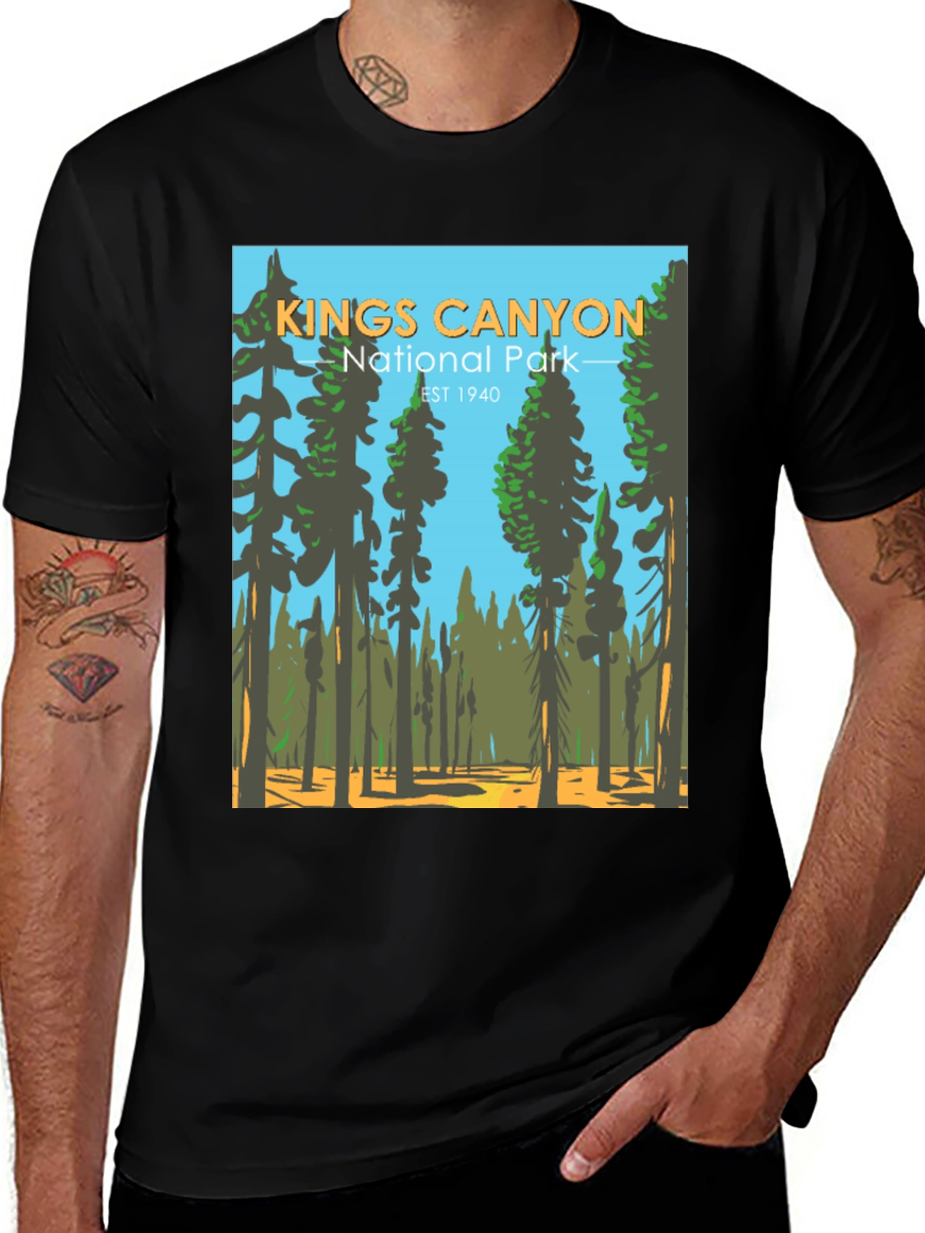 Variant 4 of Kings Canyon National Park T-Shirt