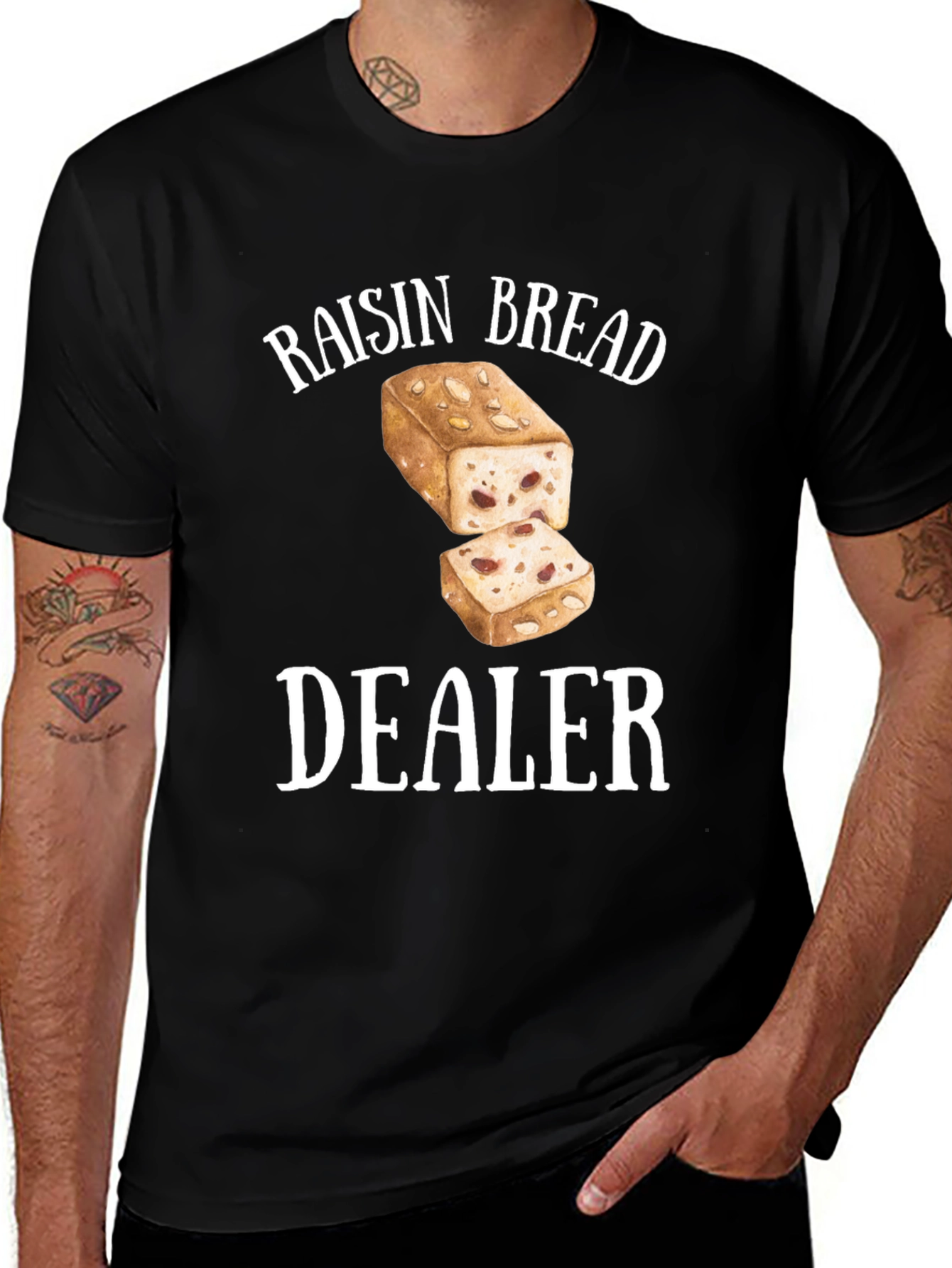Variant 9 of Raisin Bread Dealer Funny T-Shirt