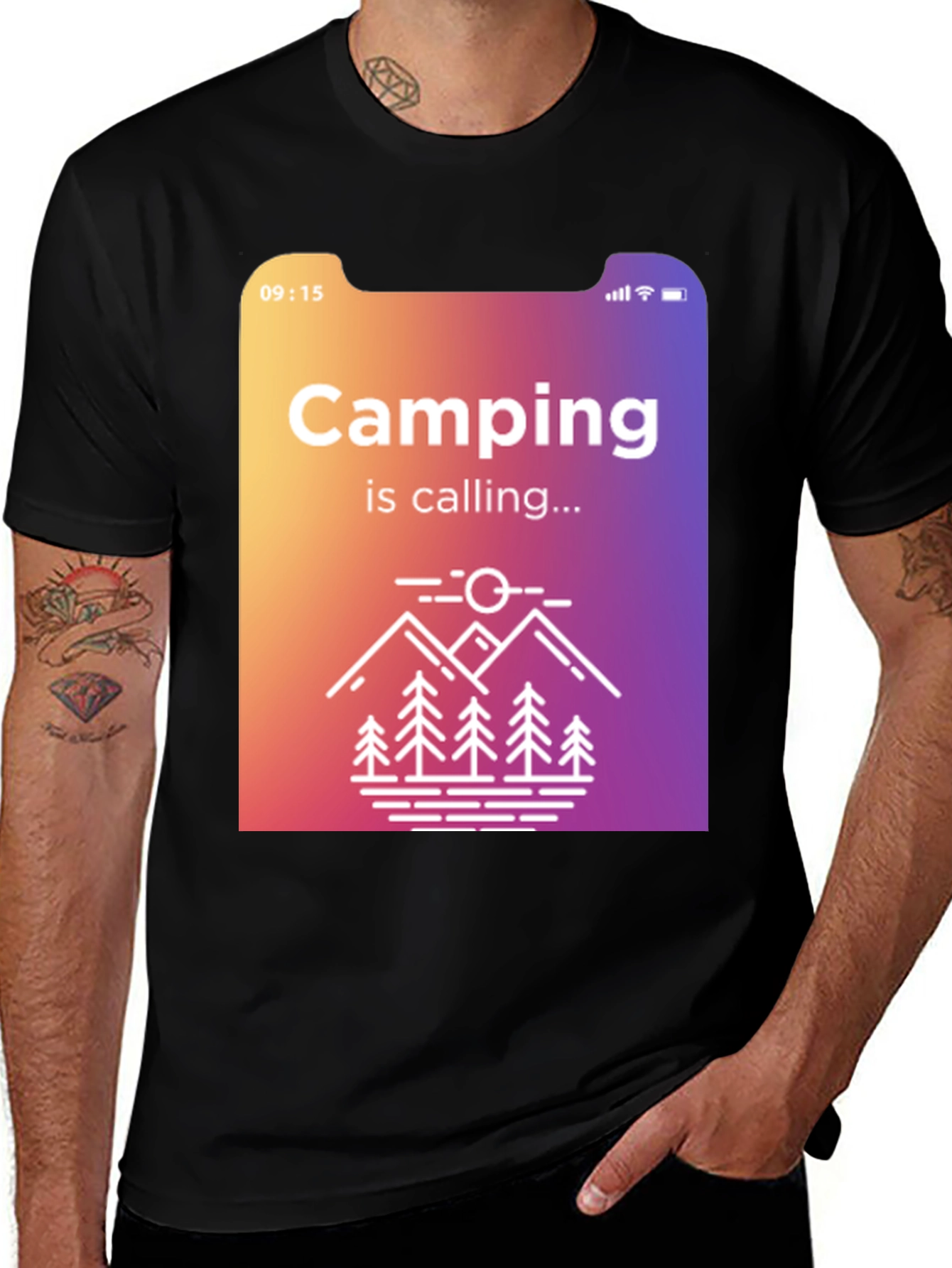 Camping Is Calling T-Shirt - Outdoor Adventure Tee