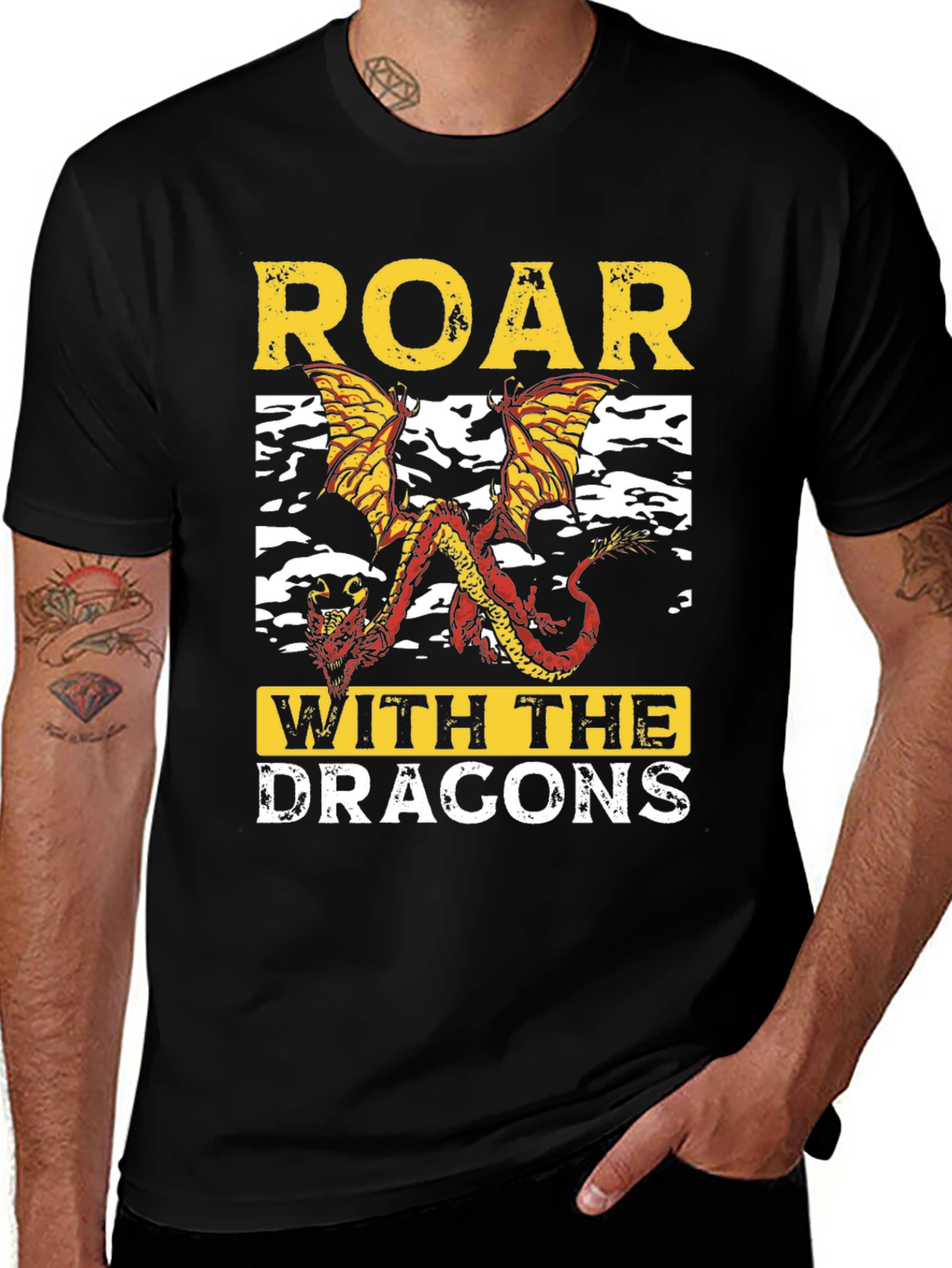 Variant 13 of Roar with the Dragons Graphic T-Shirt