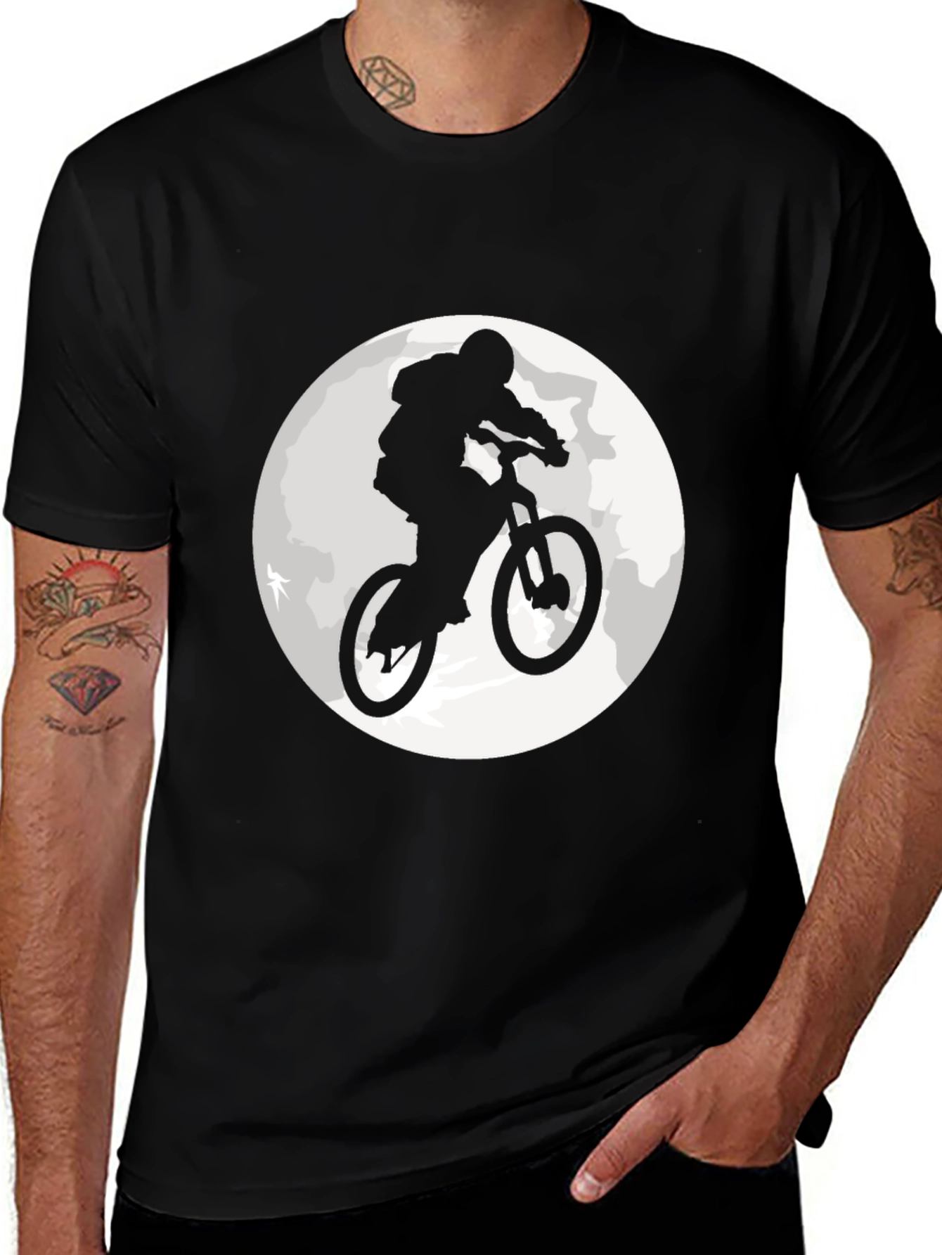 Variant 29 of Mountain Bike Moon Graphic T-Shirt