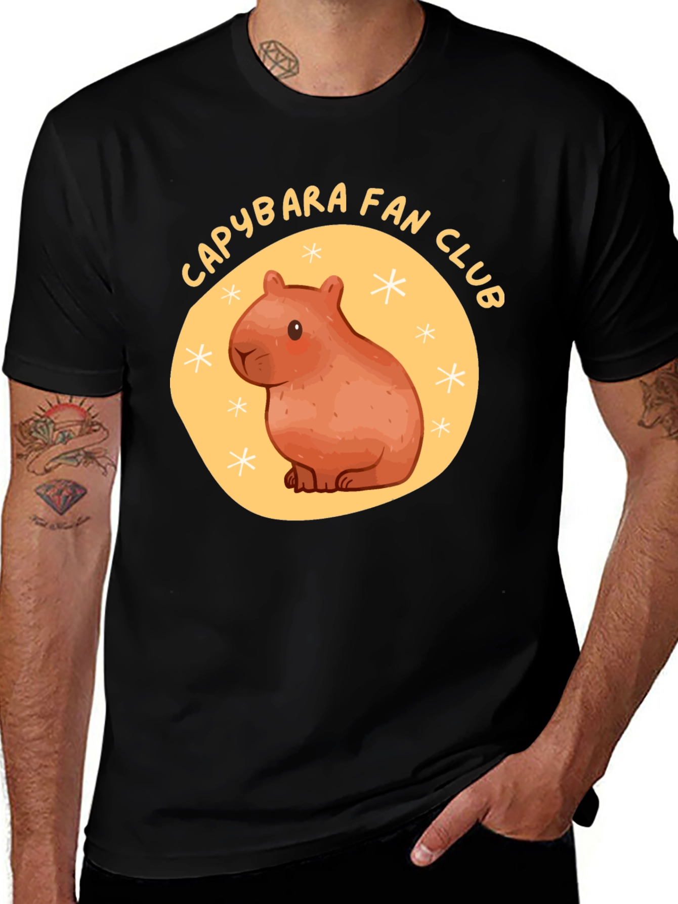 Variant 30 of Capybara Fan Club Graphic Tee
