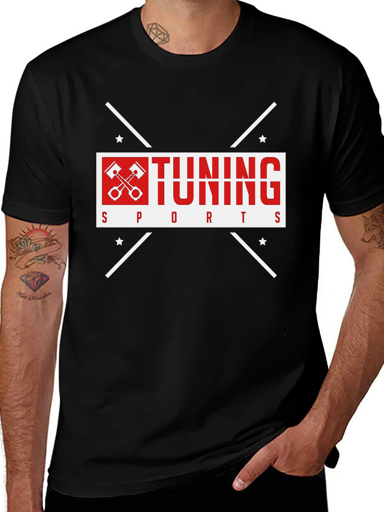 Tuning Sports Black T-Shirt