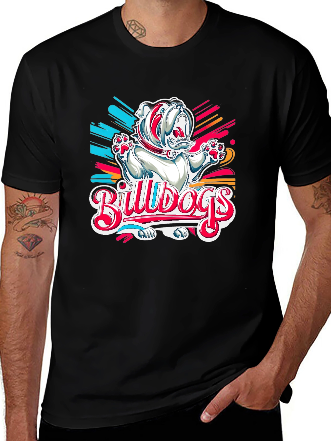 Bulldogs Graphic Tee - Casual Style