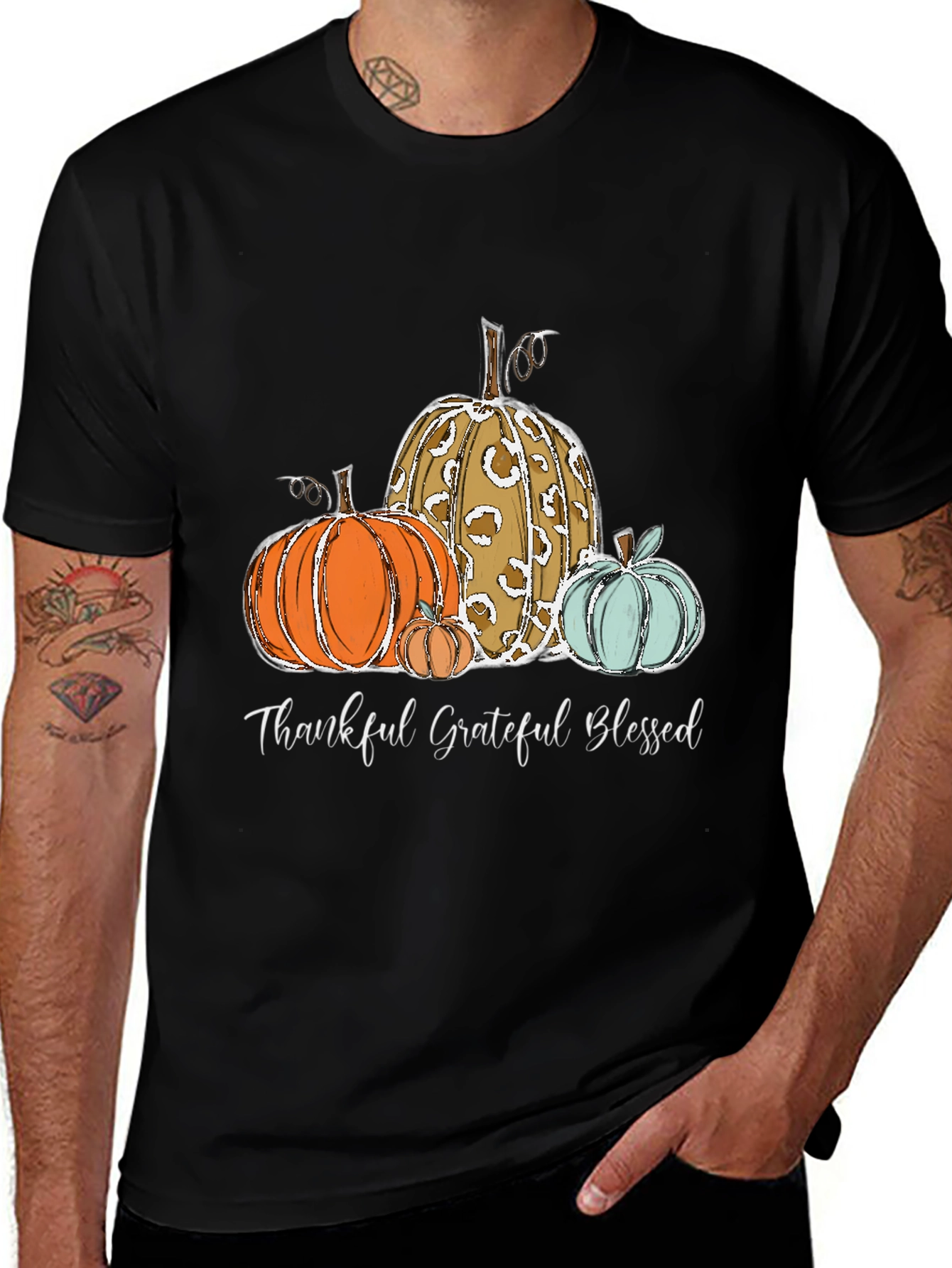 Variant 29 of Thankful Grateful Blessed Fall T-Shirt