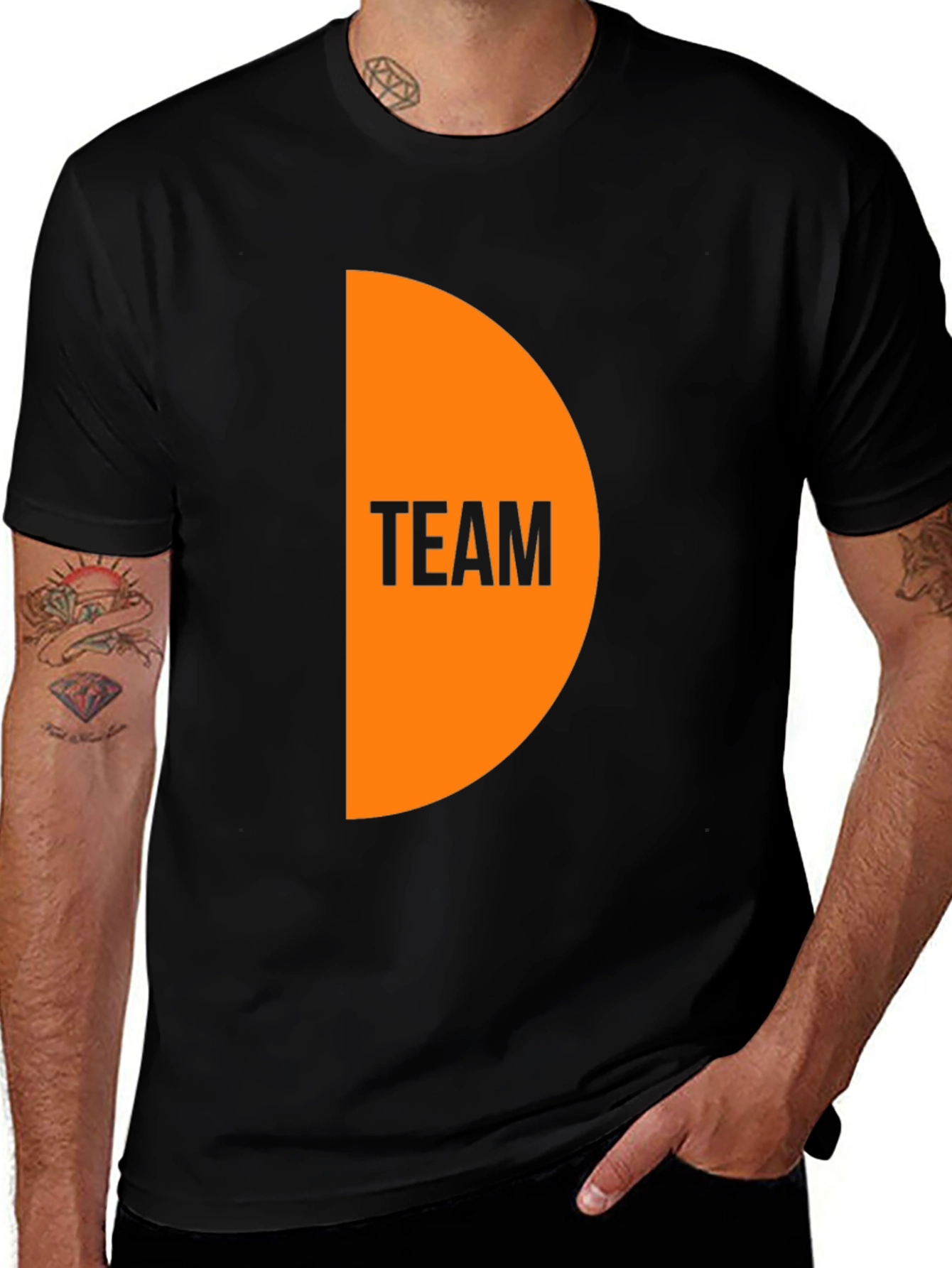 Variant 20 of Team Graphic Black T-Shirt