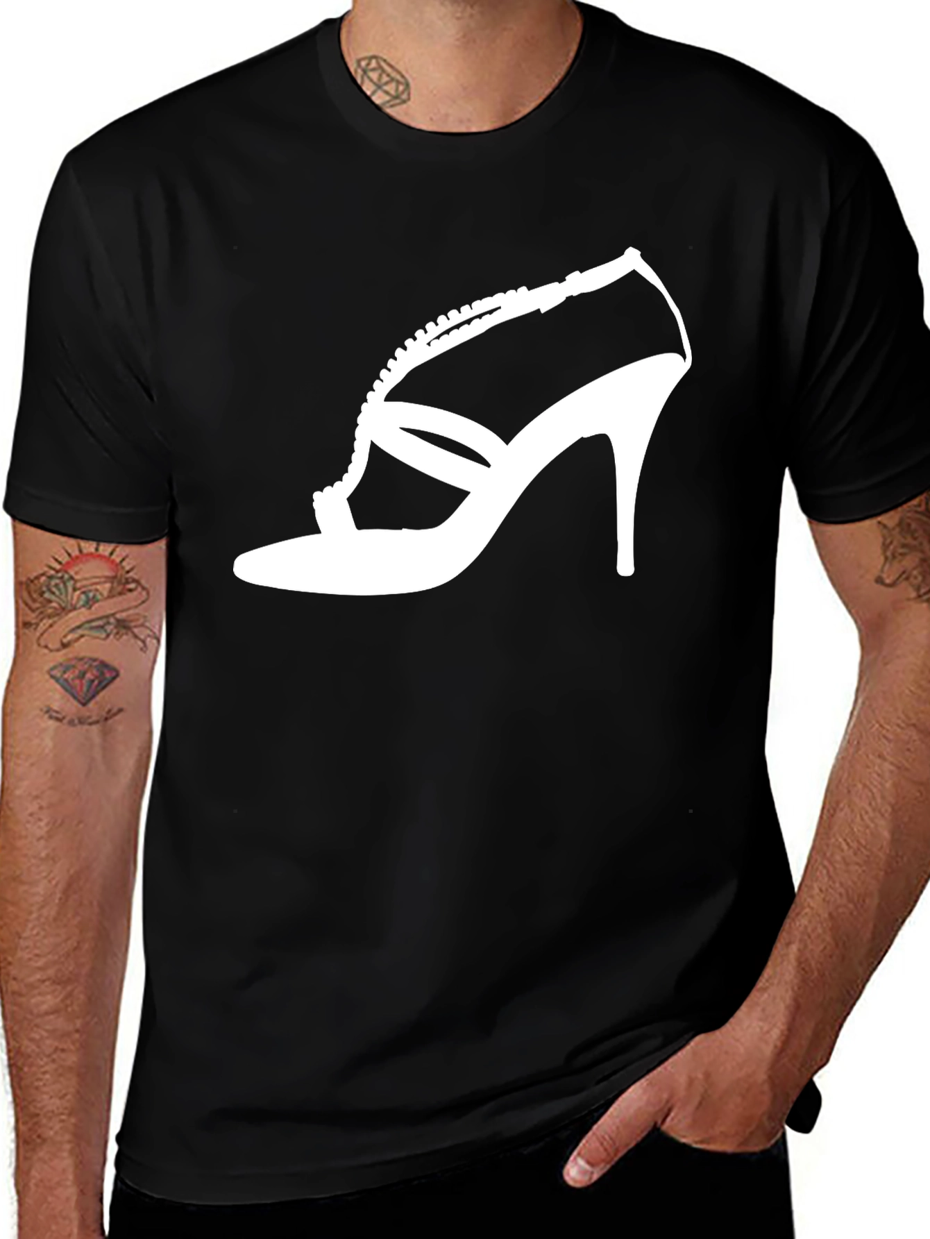 Graphic Tee - High Heel Shoe Silhouette