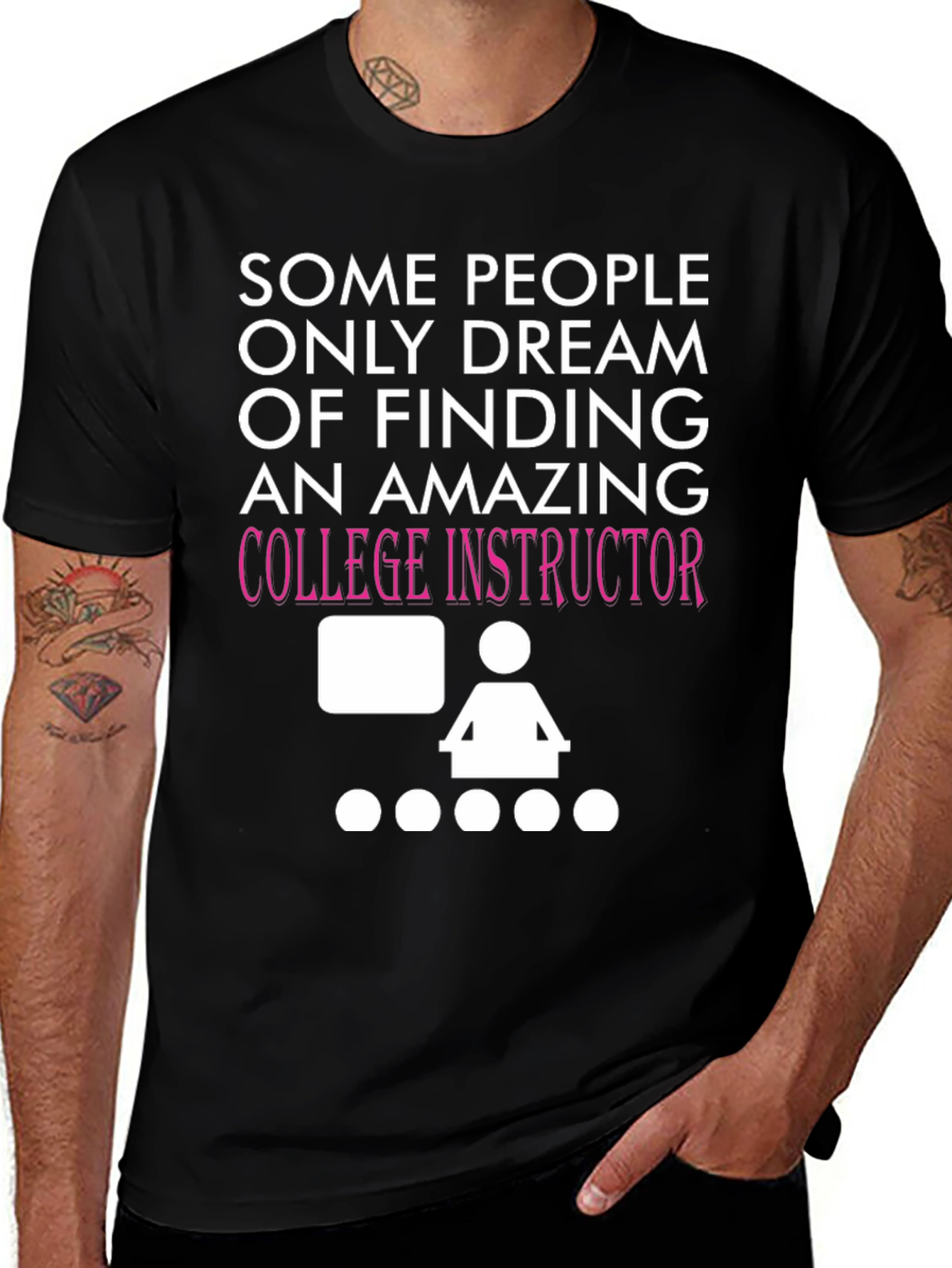Variant 17 of Amazing College Instructor Graphic T-Shirt