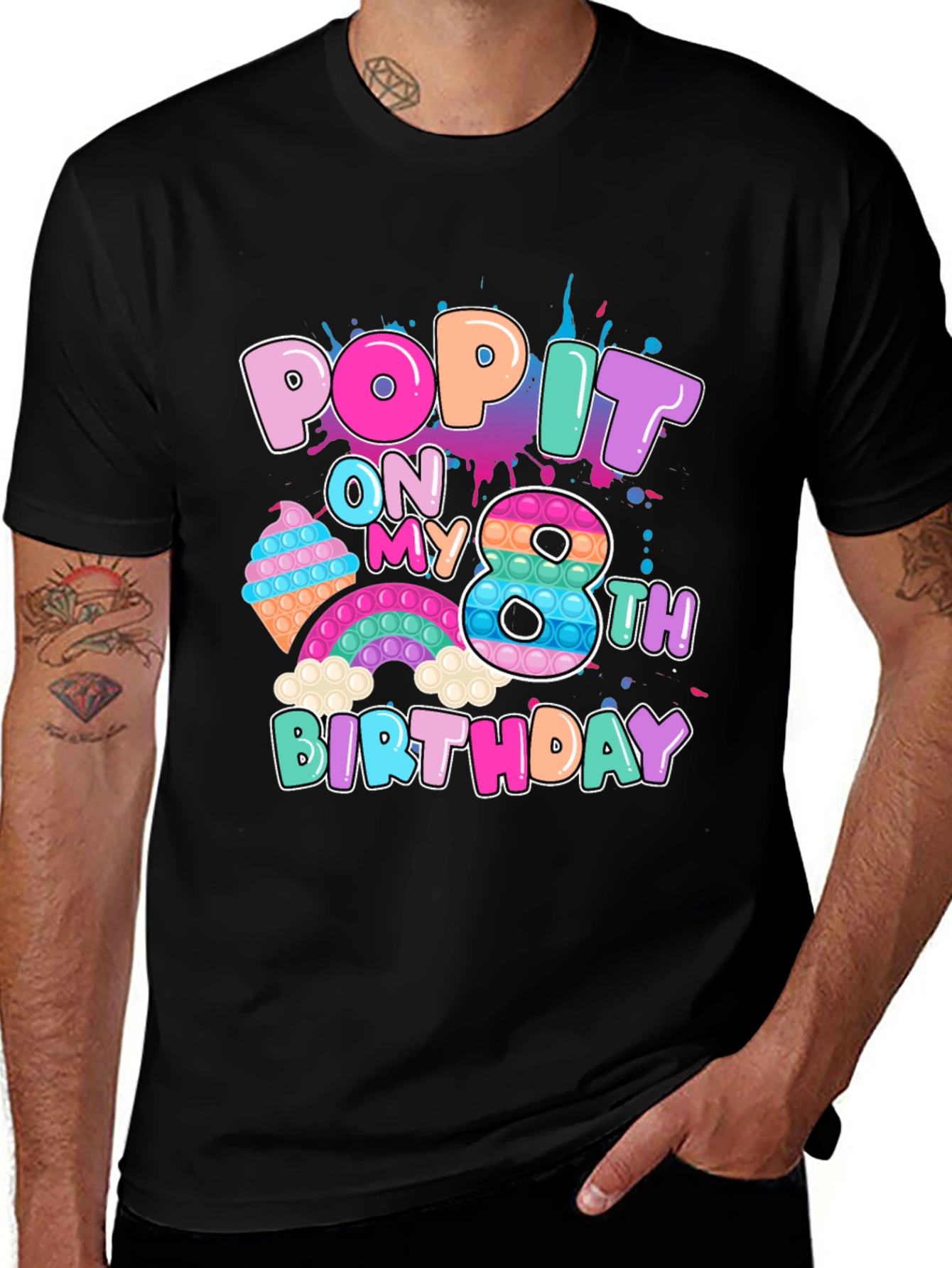 Pop It On My 8th Birthday T-Shirt