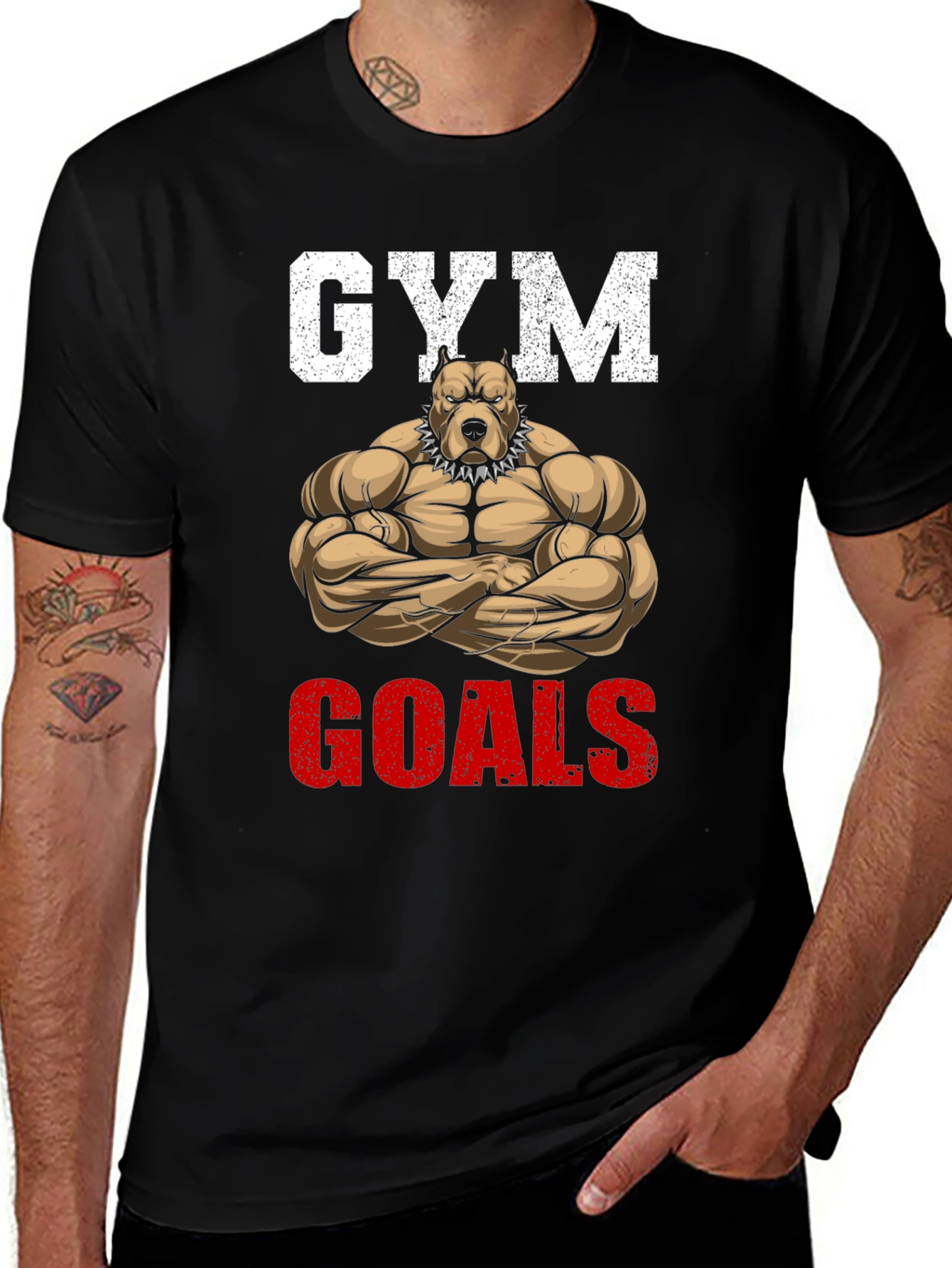 Variant 20 of Gym Goals Pitbull T-Shirt