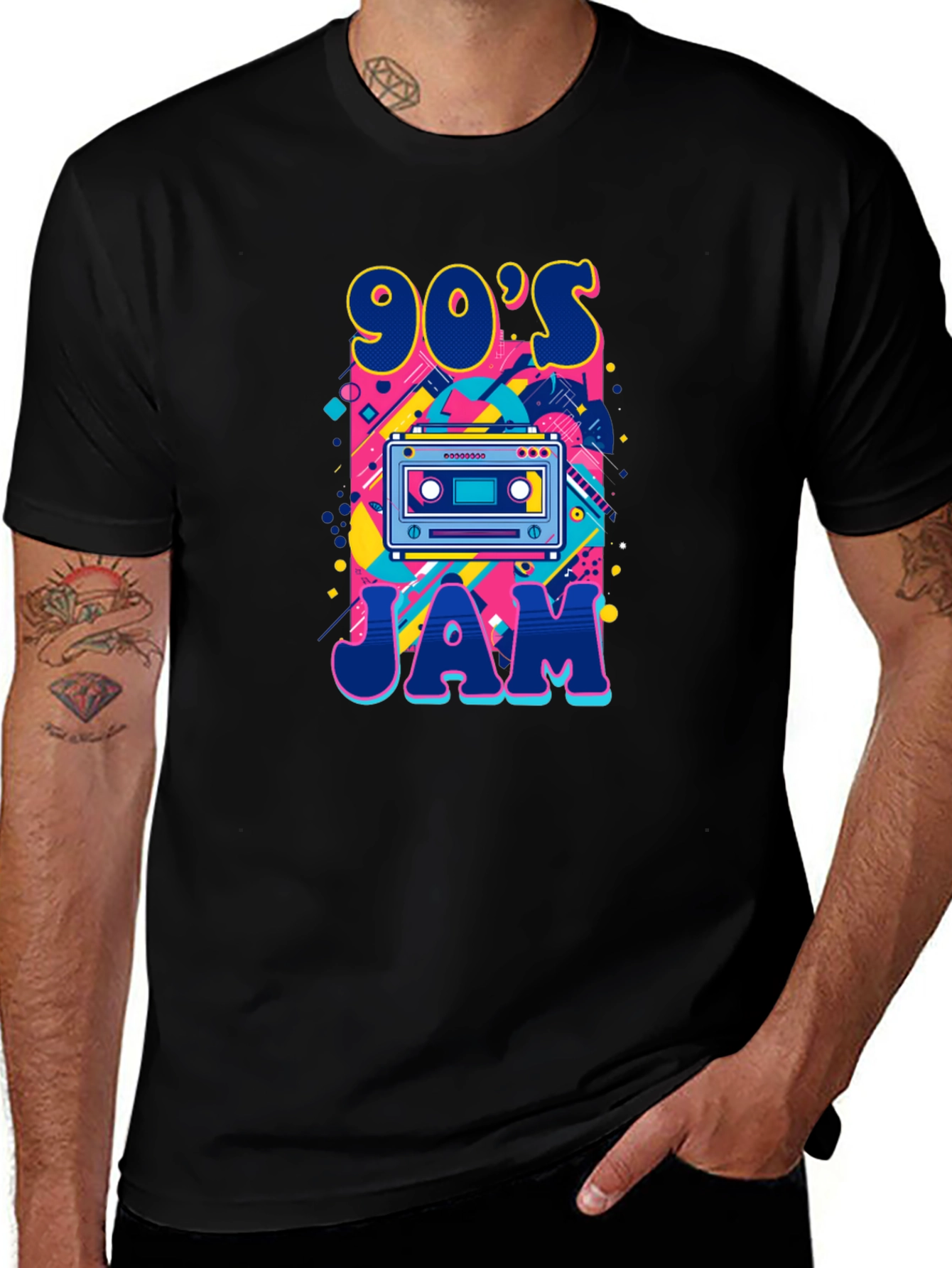 90's Jam Cassette Tape Retro Graphic T-Shirt