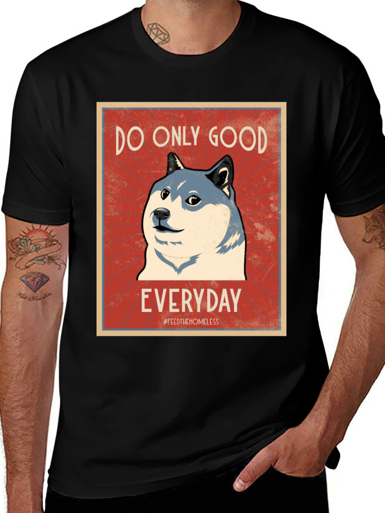 Do Only Good Everyday T-Shirt Doge Meme