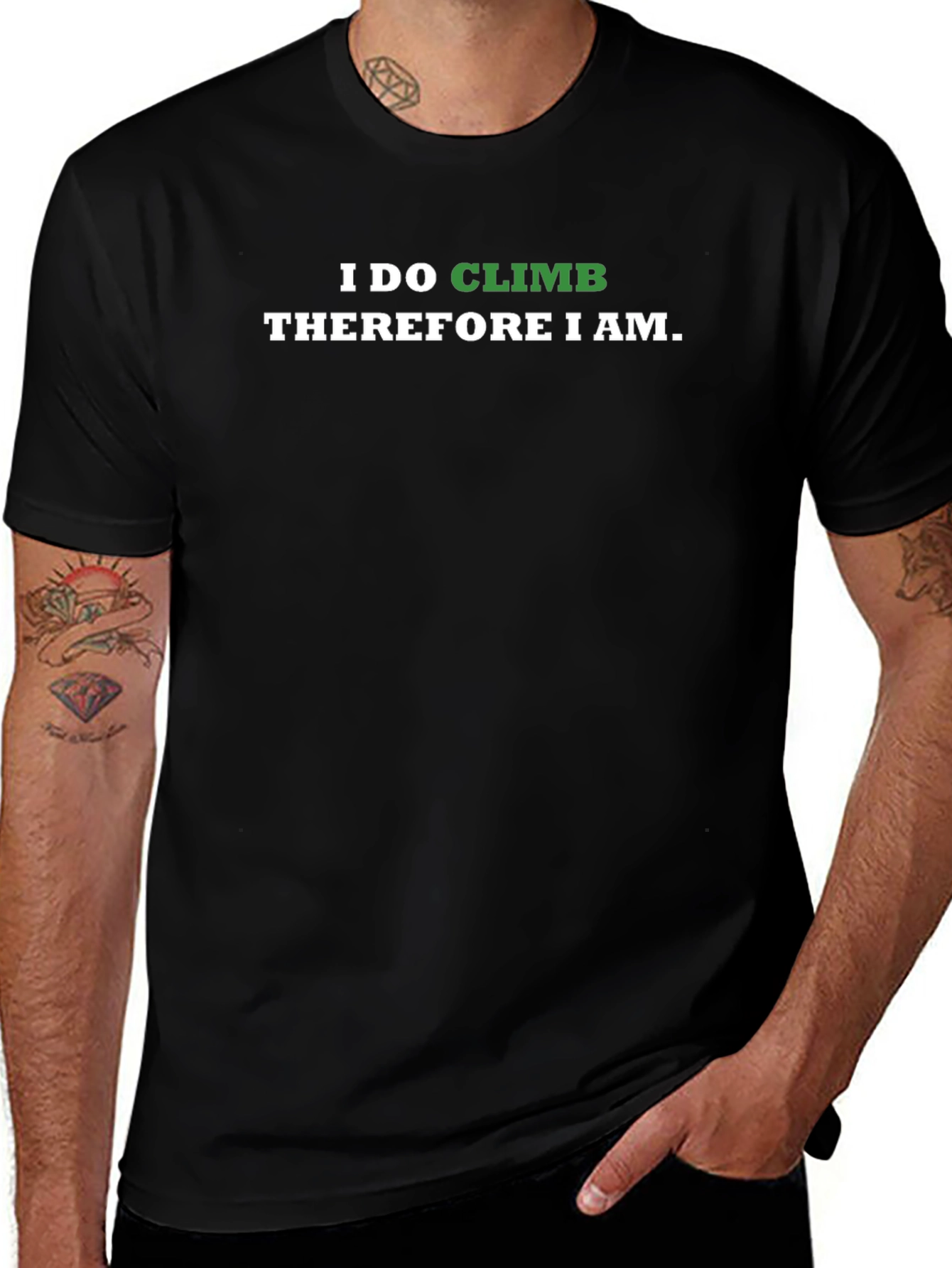 Climb Therefore I Am T-Shirt
