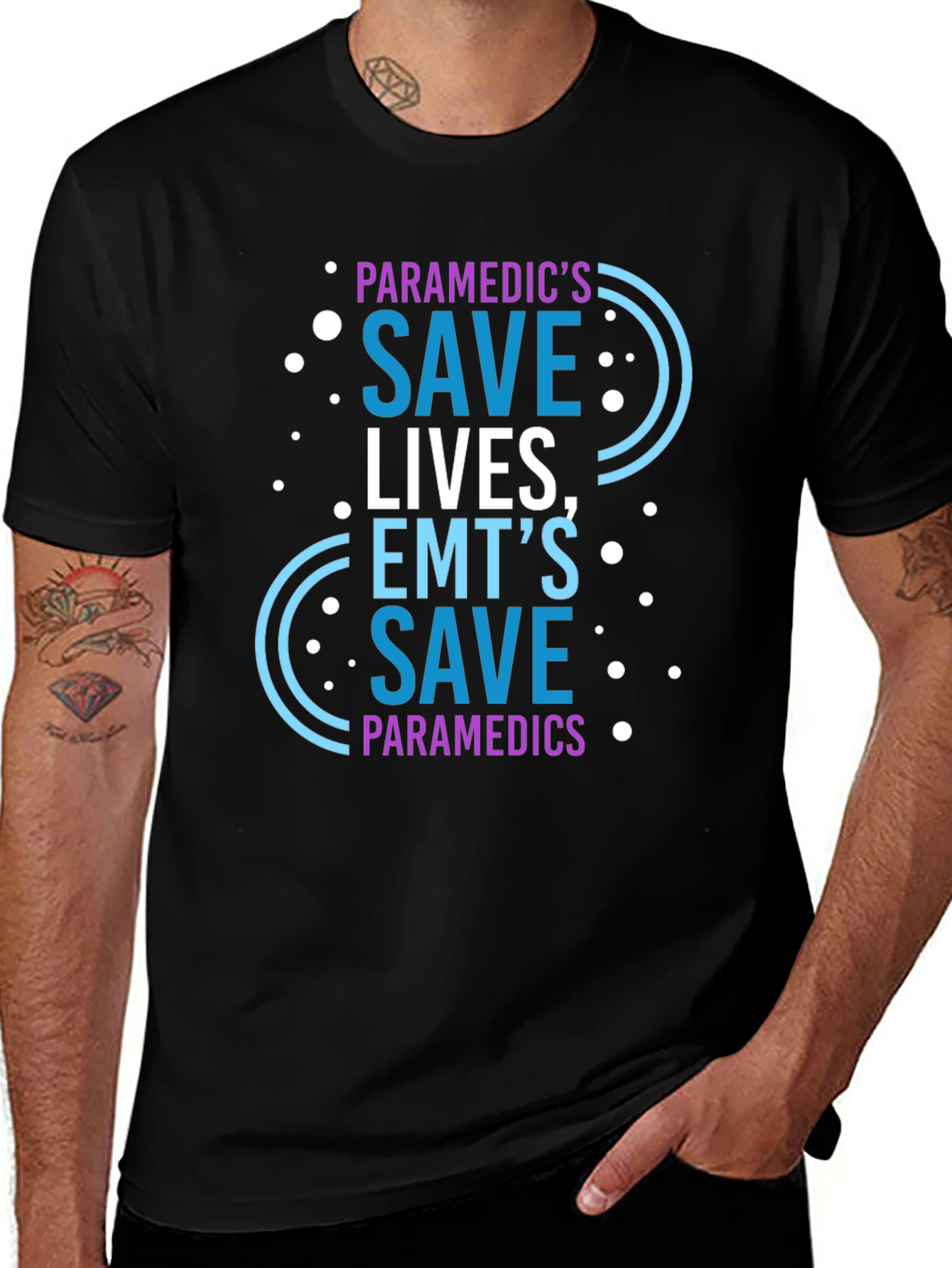 Variant 30 of Paramedic Save Lives Graphic Tee