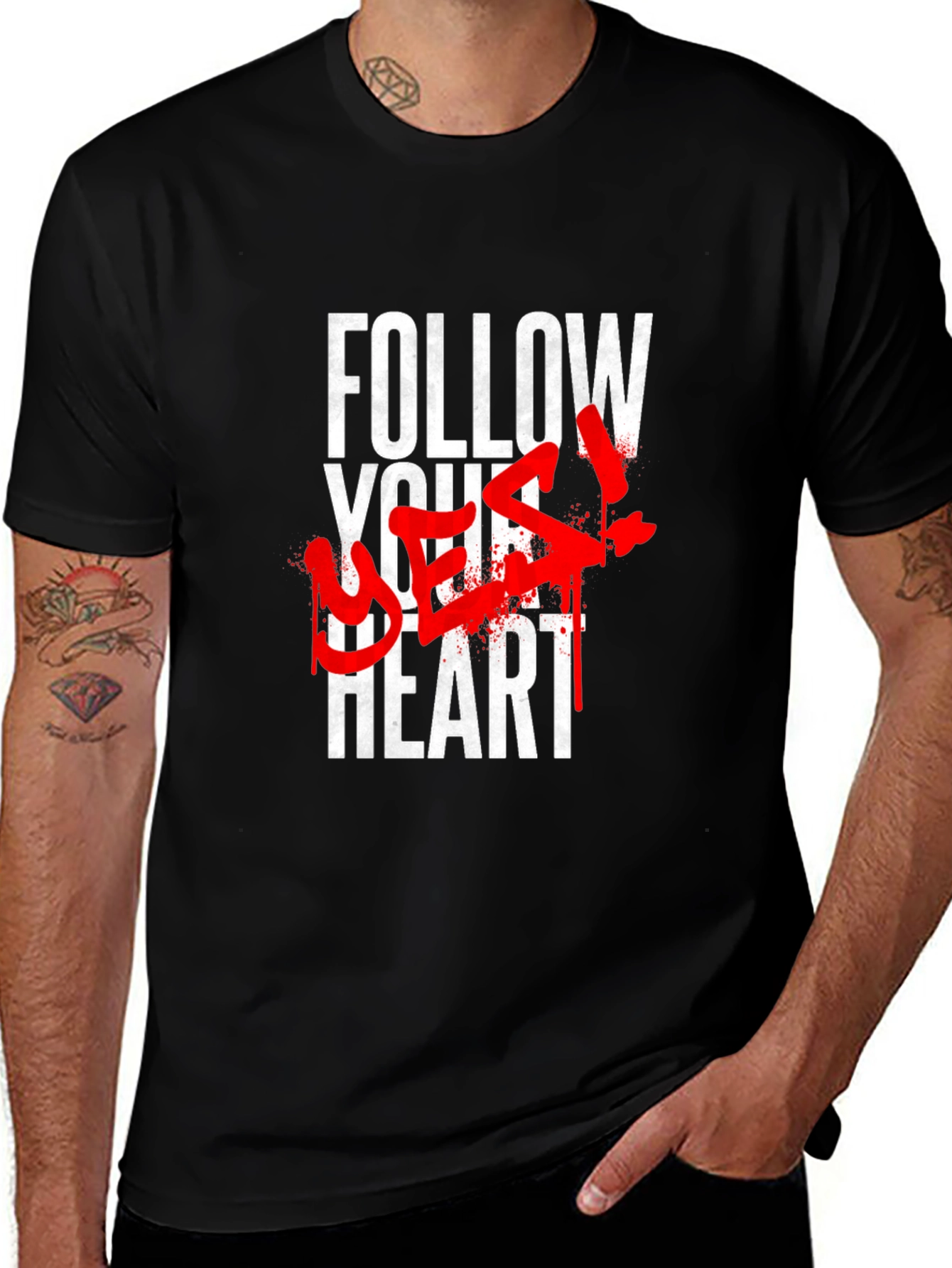 Variant 8 of Follow Your Best! Graphic Print T-Shirt