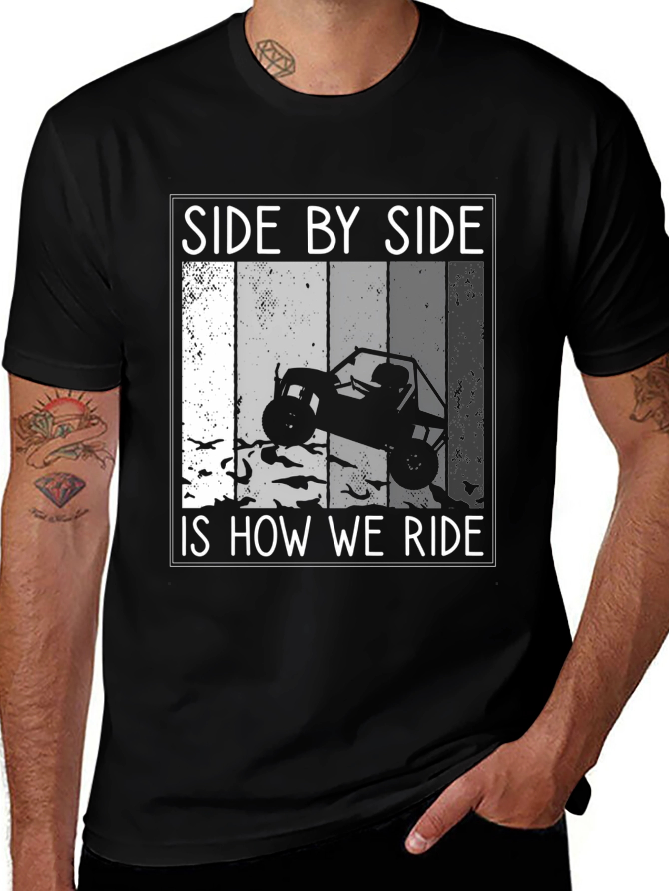 Variant 16 of Side By Side T-Shirt - Off Road Adventure
