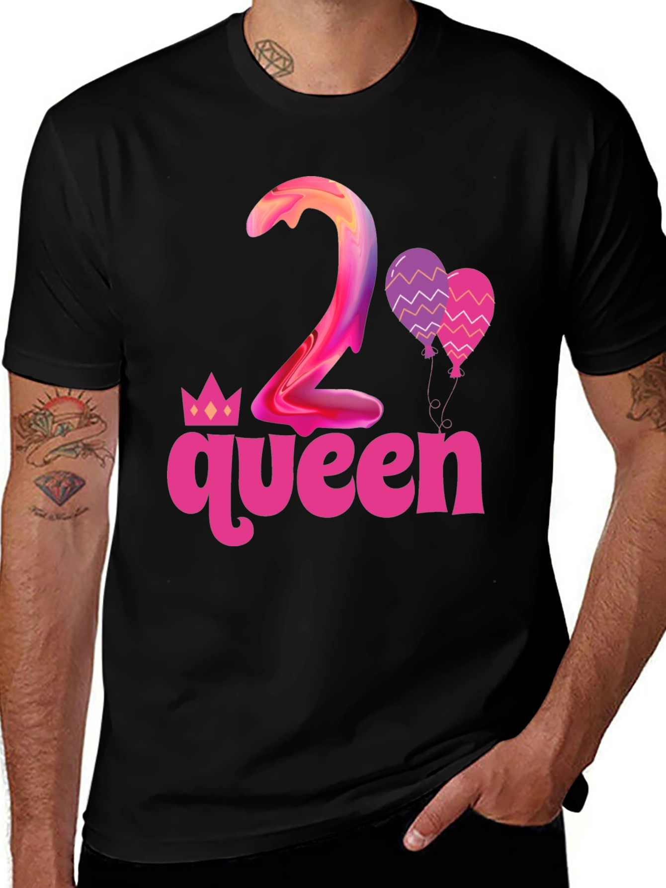 Variant 26 of 2nd Birthday Queen T-Shirt