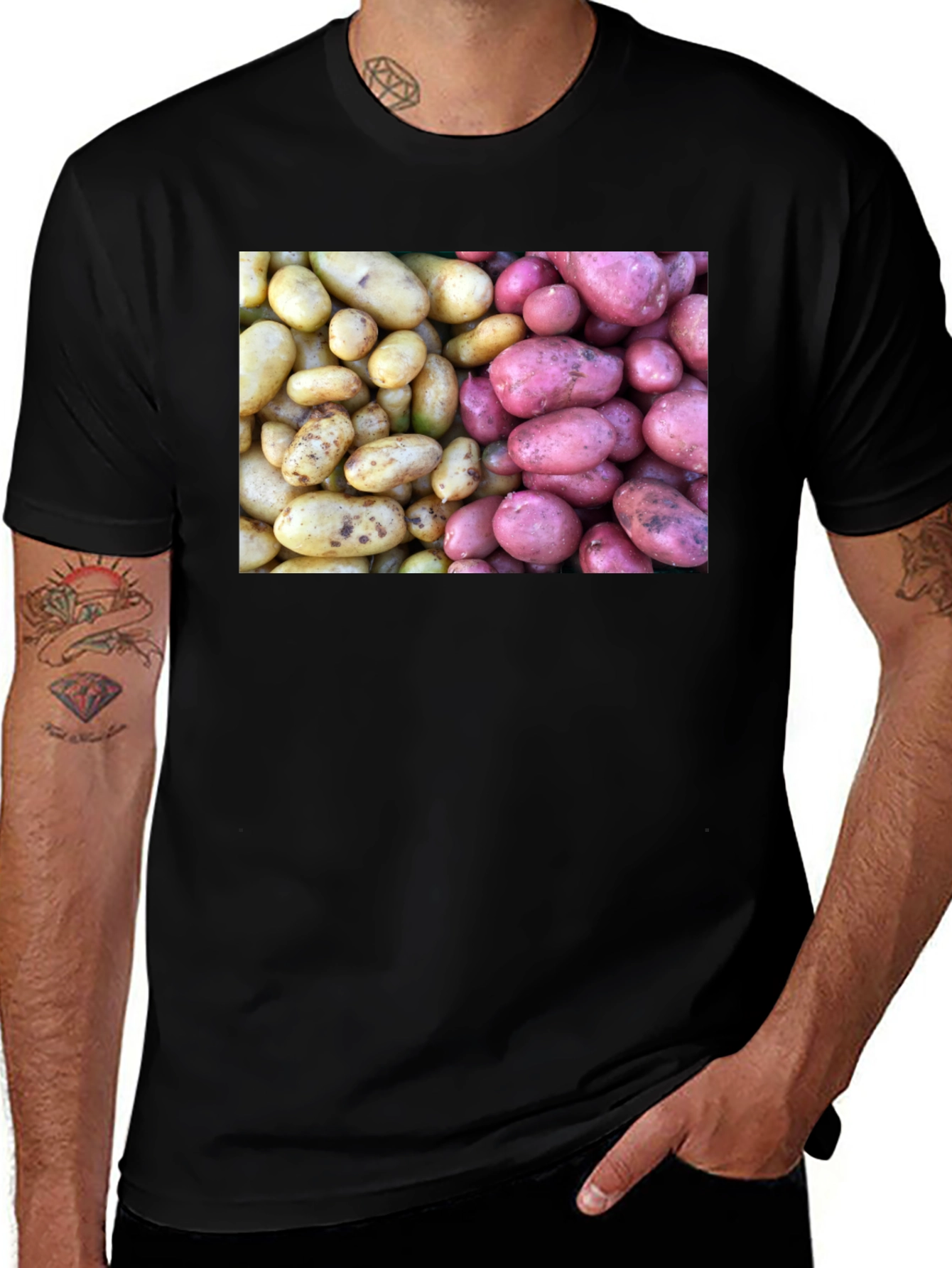 Variant 24 of Potato T-Shirt - Two Varieties