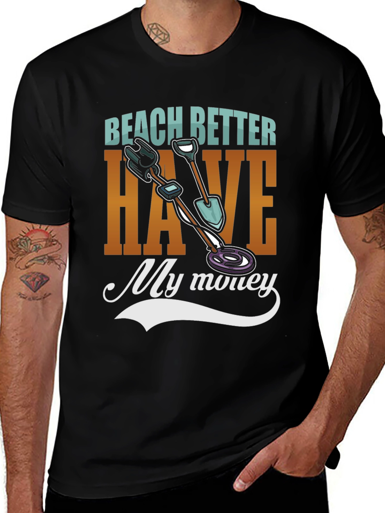 Variant 21 of Beach Better Have My Money Graphic Tee