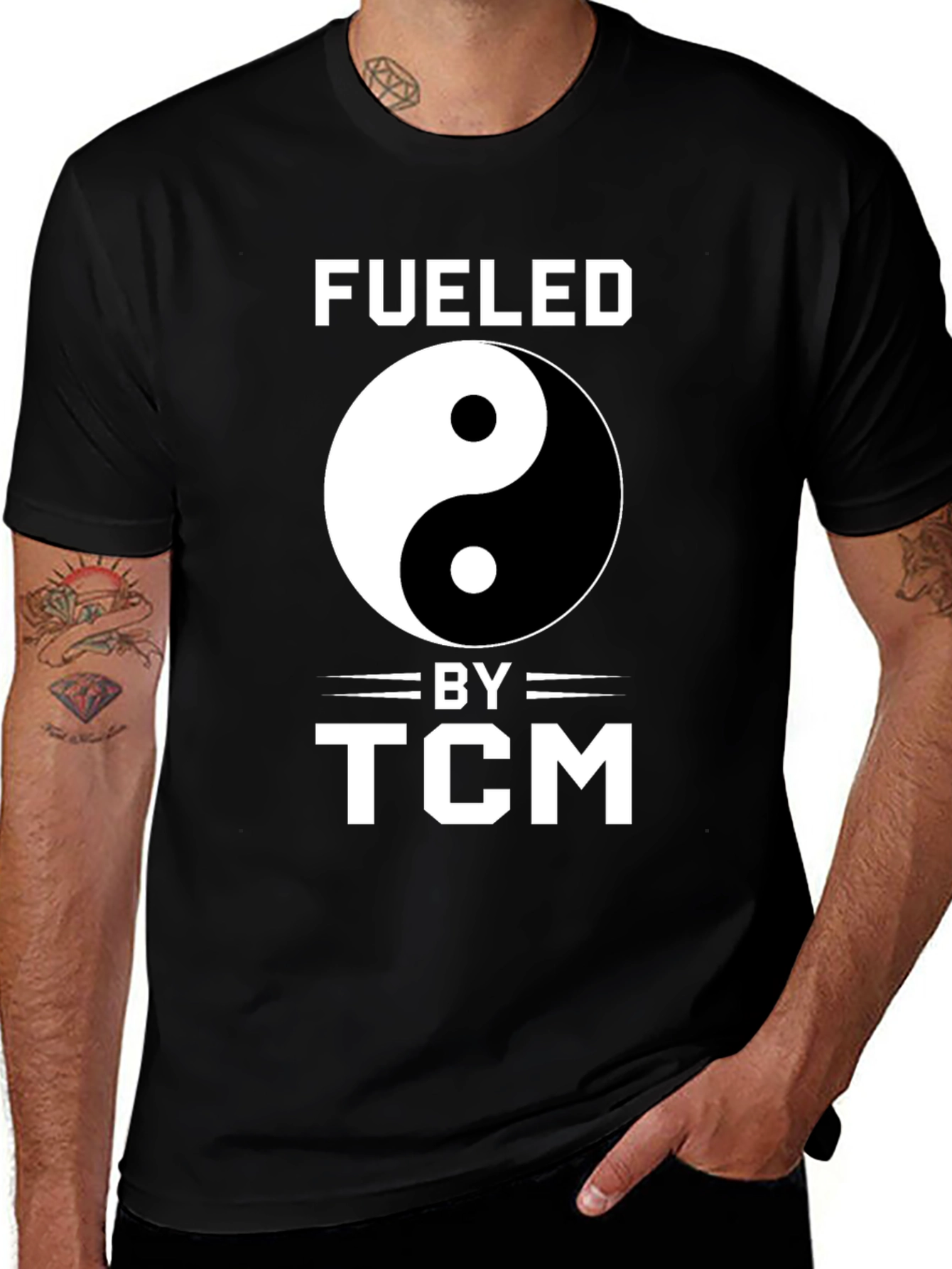 Variant 24 of Fueled by TCM Yin Yang Graphic T-Shirt