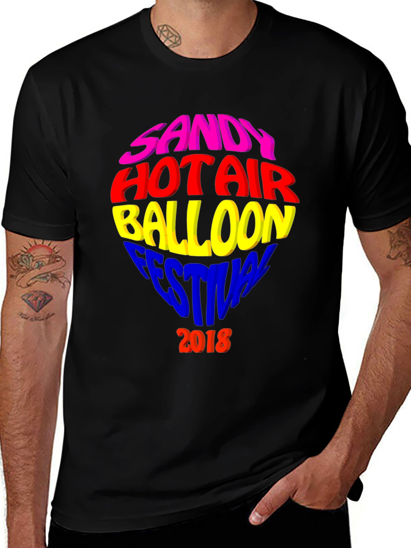 Variant 22 of Sandy Hot Air Balloon Festival 2018 T-Shirt