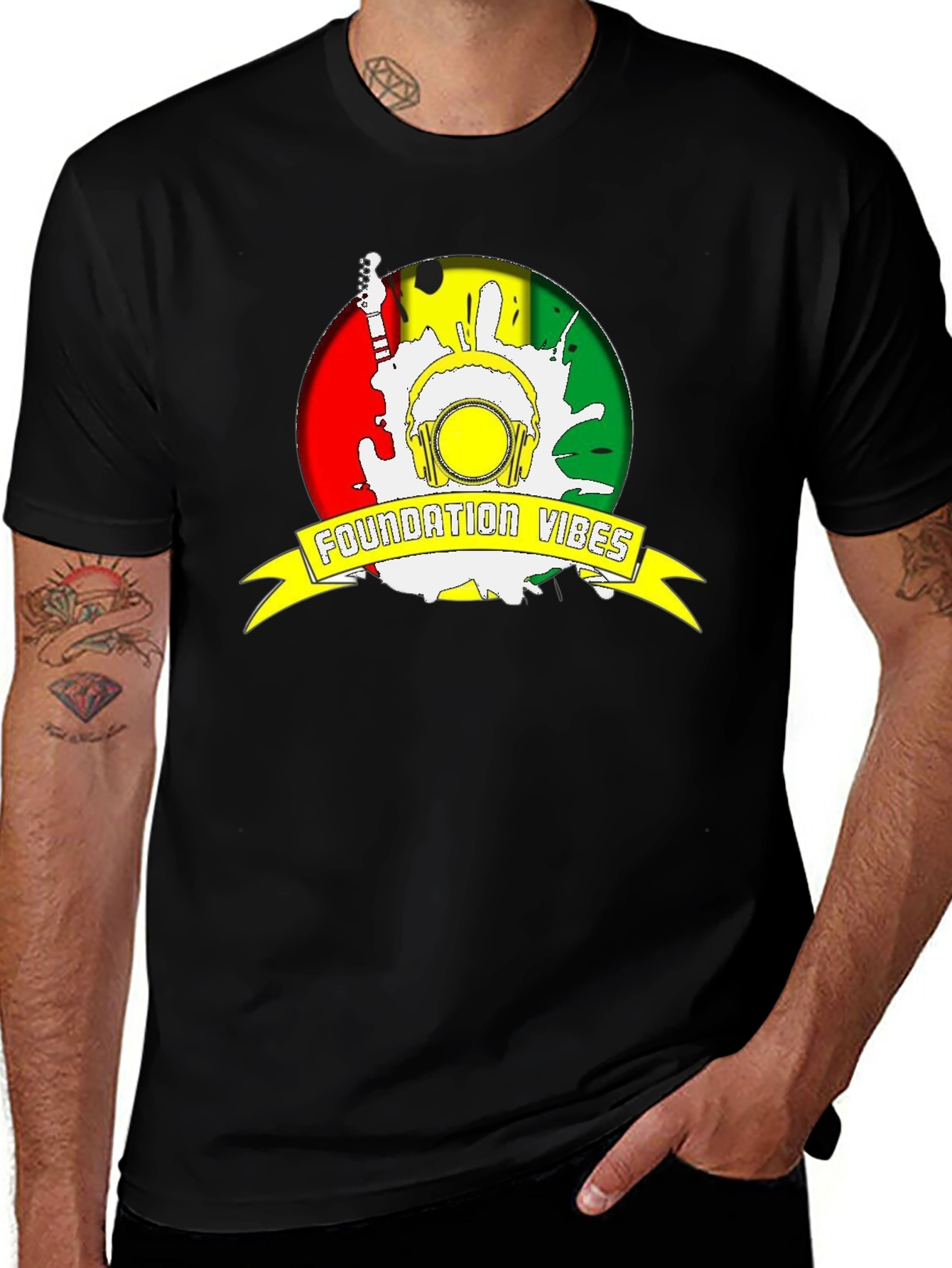 Variant 27 of Foundation Vibes Reggae T-Shirt