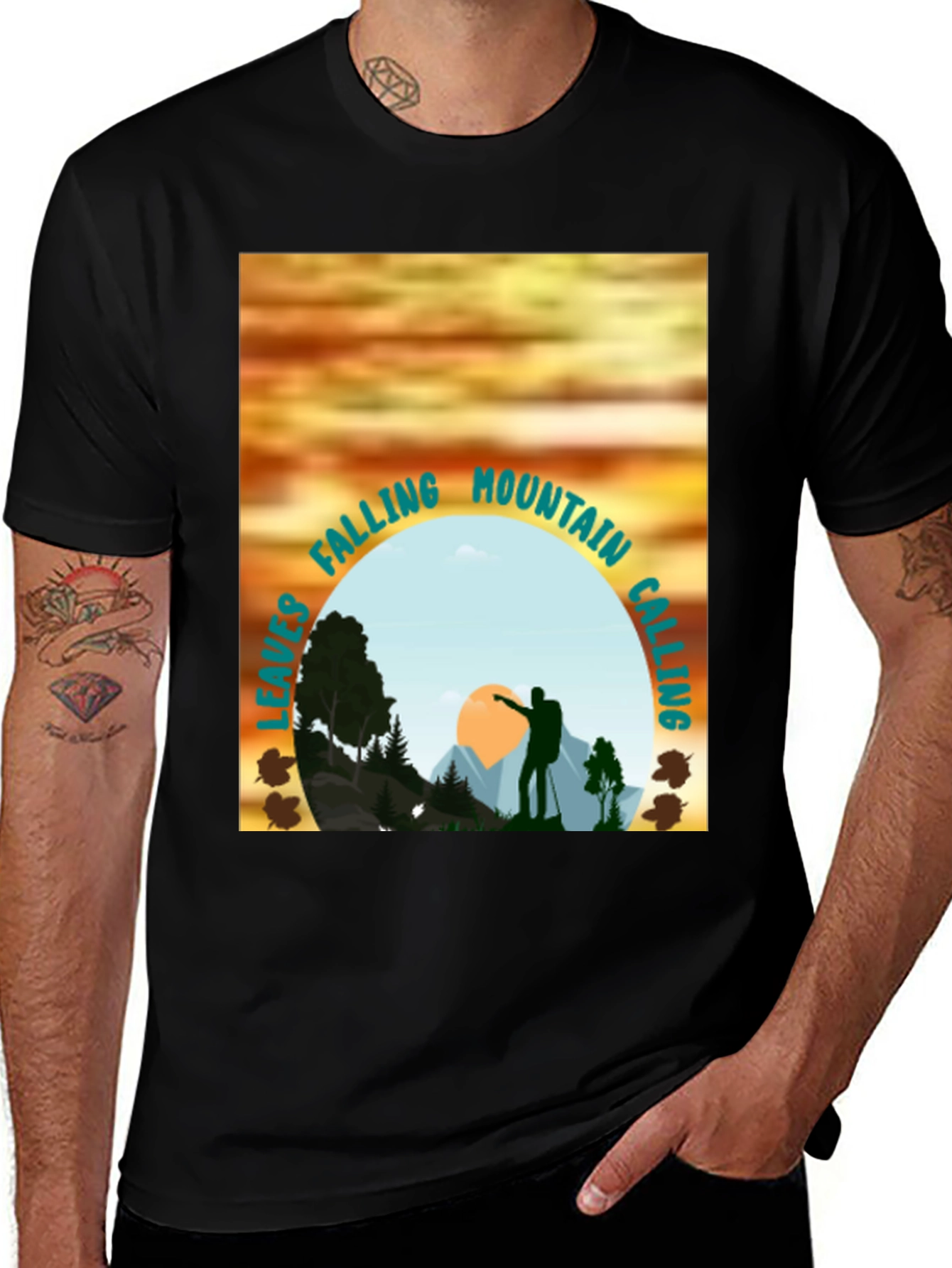 Variant 7 of Mountain Calling Graphic Tee - Adventure Shirt