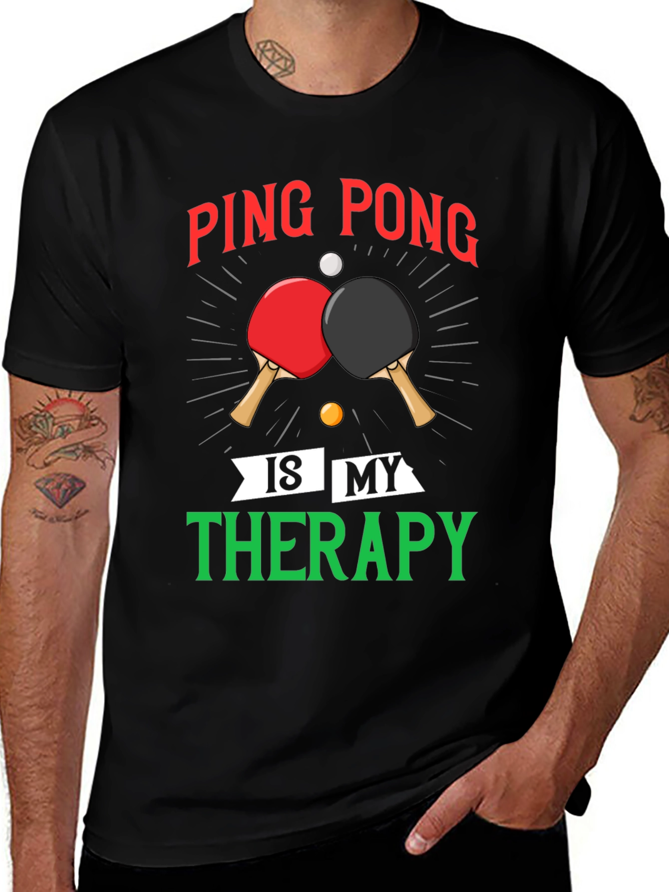Variant 17 of Ping Pong Therapy T-Shirt