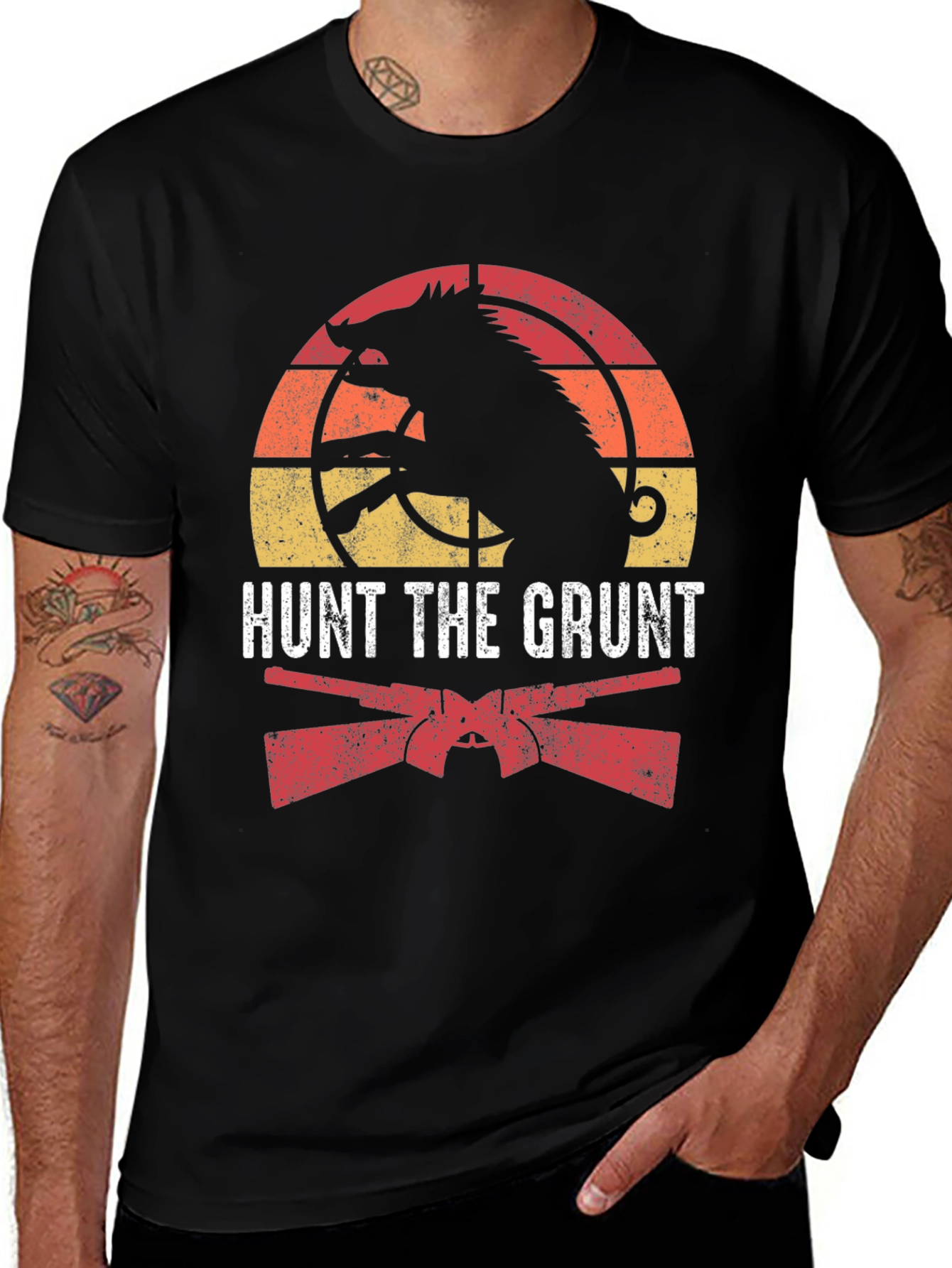 Variant 2 of Hunt The Grunt Graphic Tee - Hunting T-Shirt