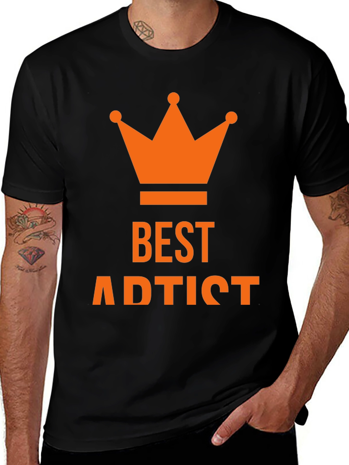 Variant 14 of Best Artist Graphic Tee - Crown Design