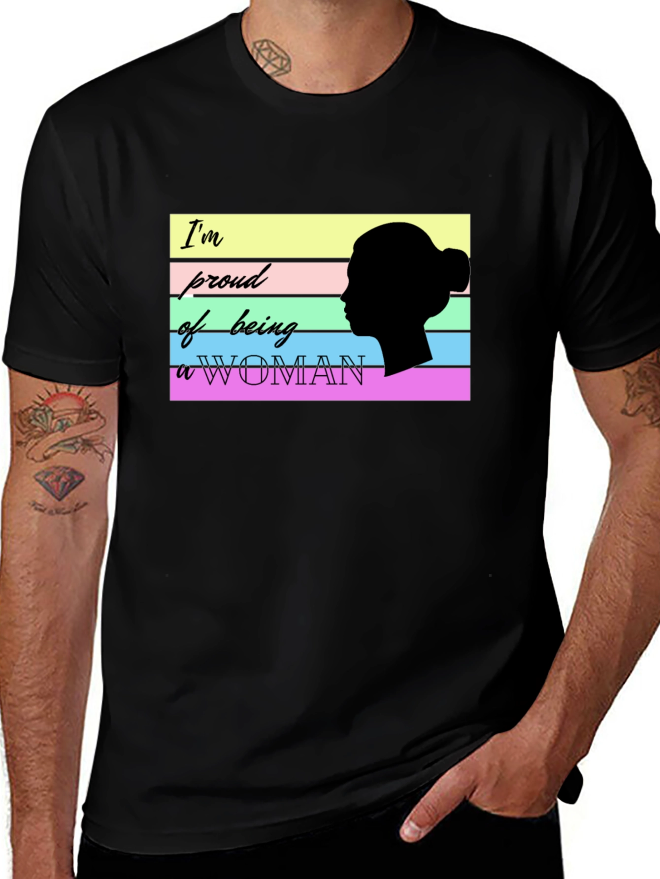 Variant 6 of Proud Woman T-Shirt - Stylish Feminist Tee