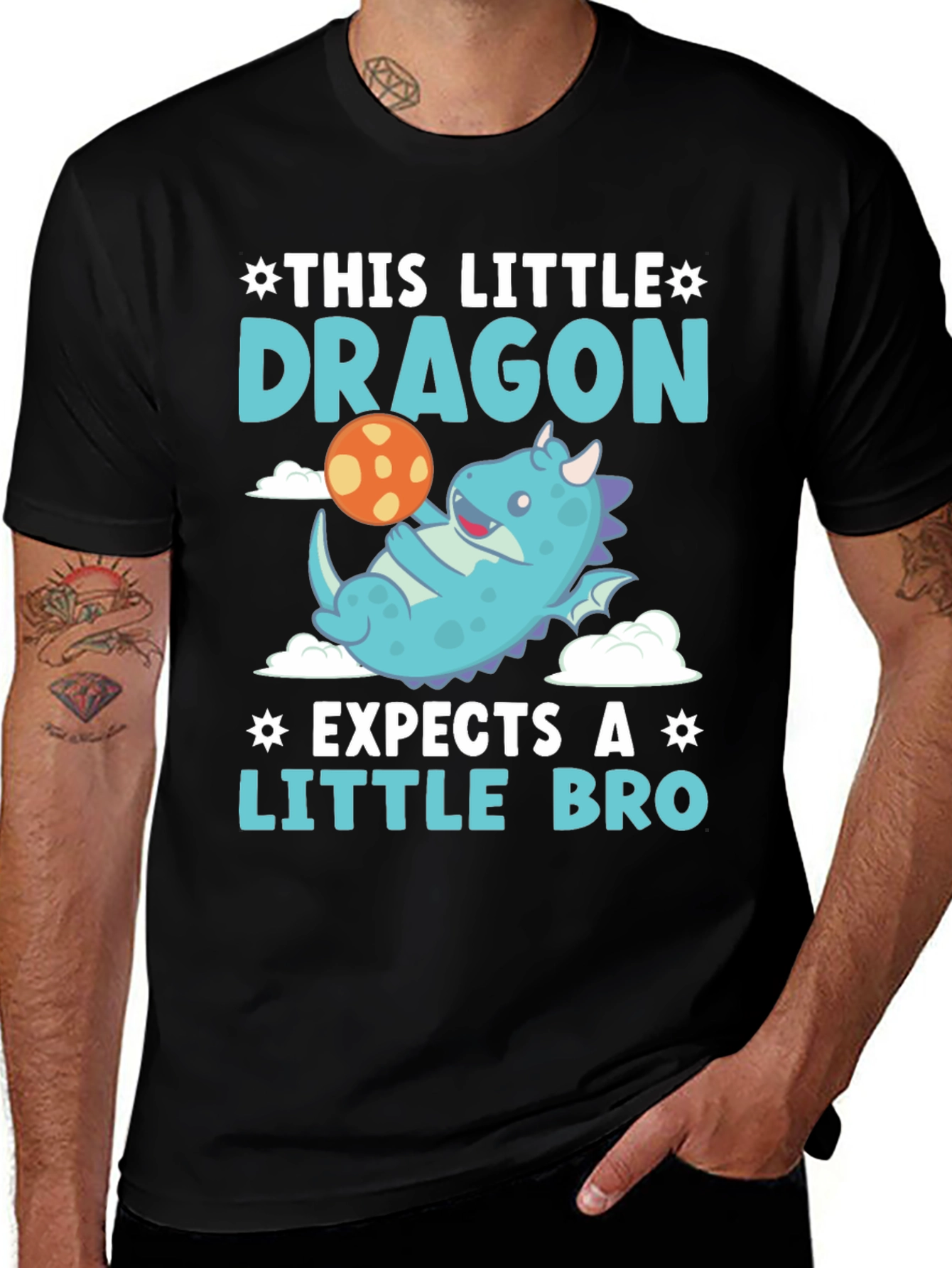 Variant 8 of Little Dragon Expects a Little Bro T-Shirt