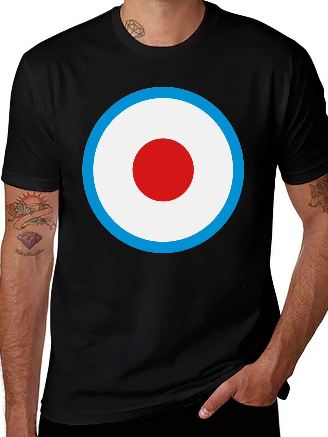 Variant 2 of Mod Target T-Shirt - Classic Retro Style