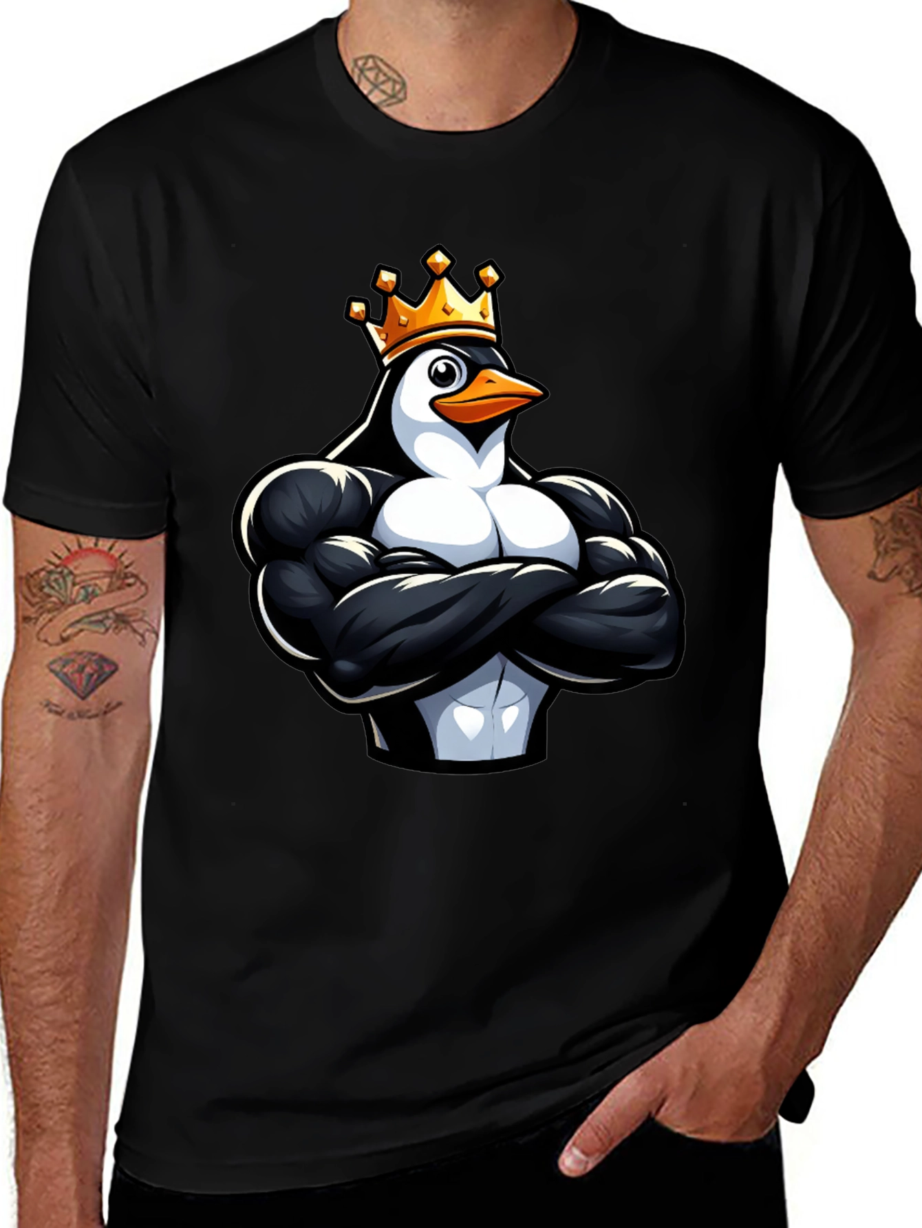 Variant 4 of King Penguin Black T-Shirt